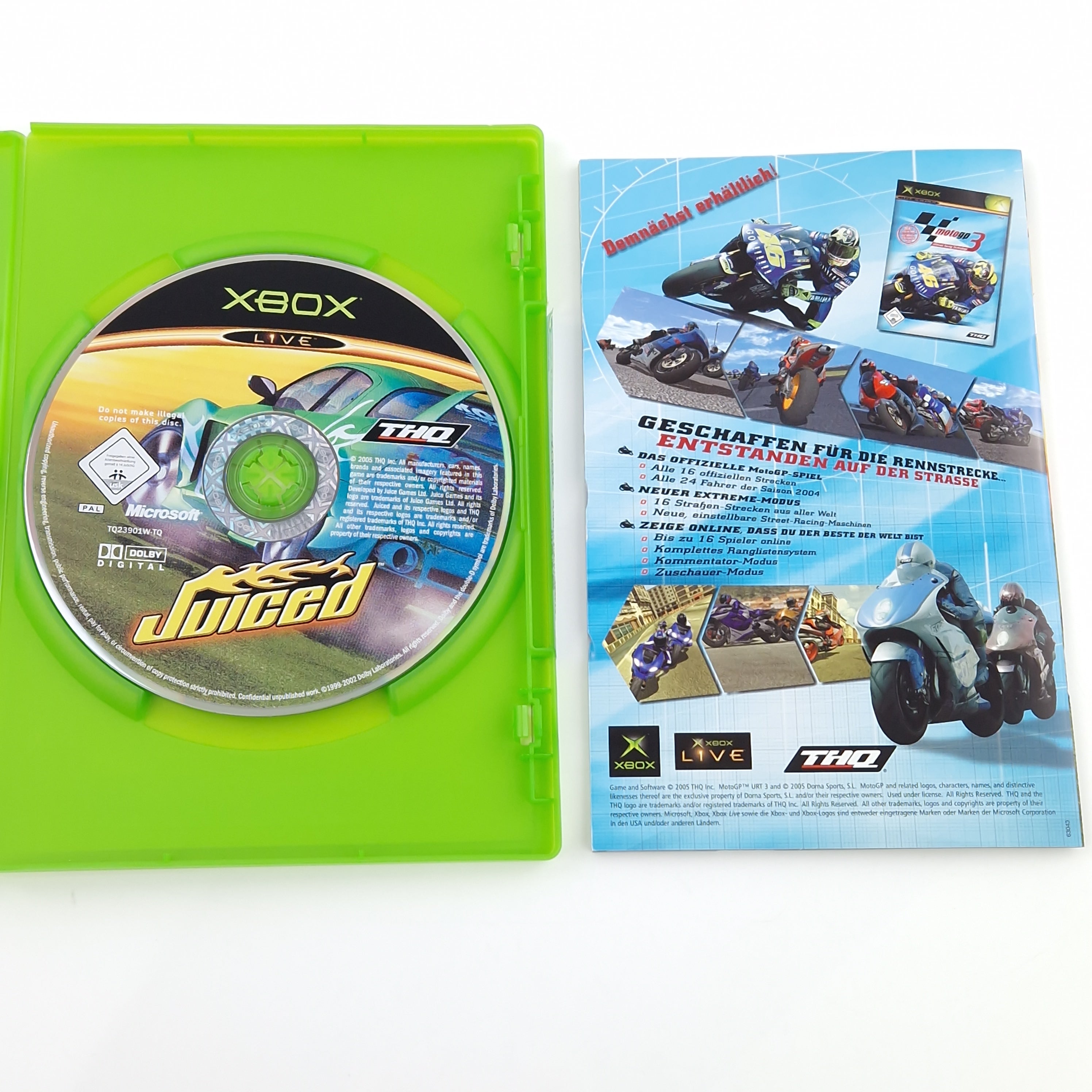 Xbox Classic Spiel – Juiced (OVP CD Anleitung)