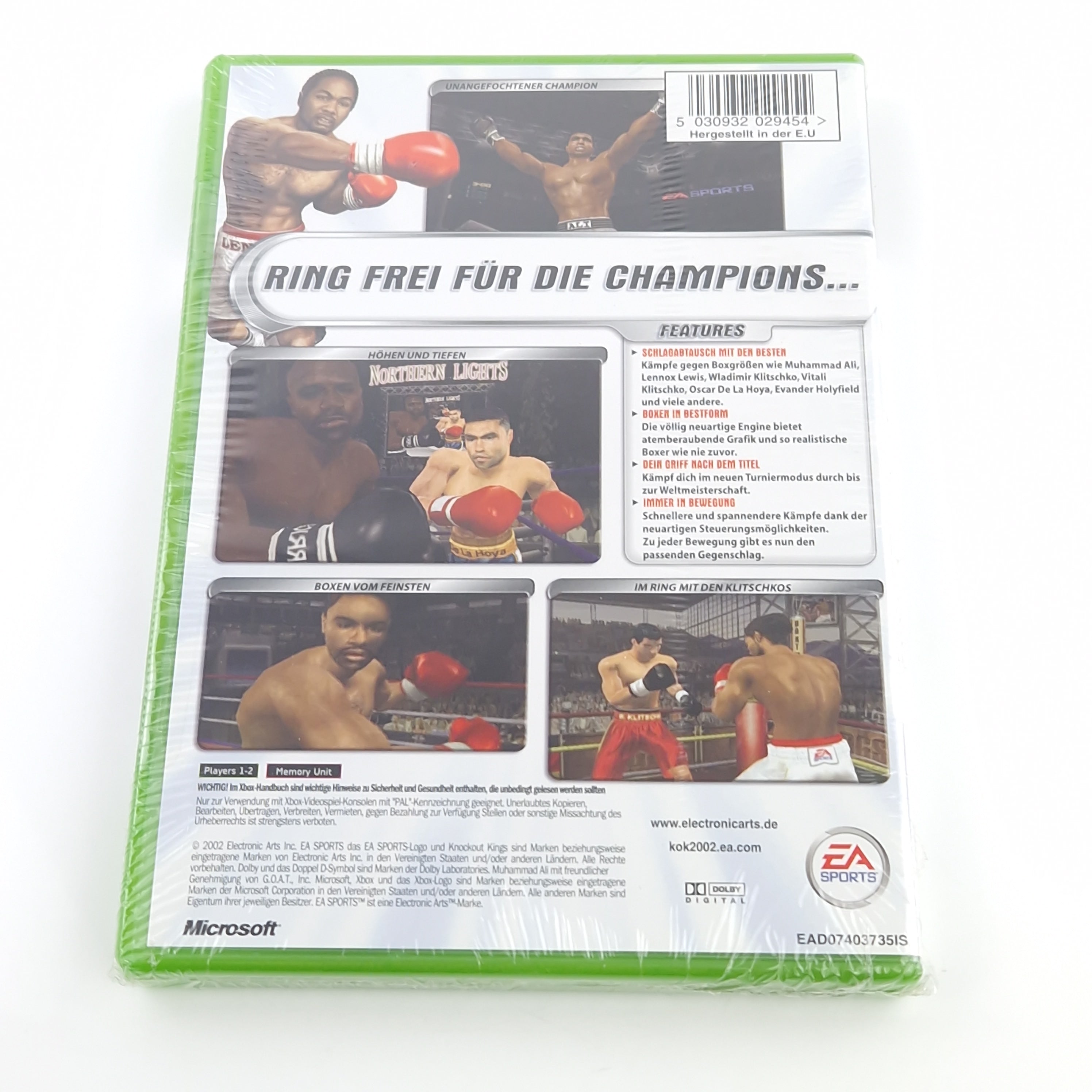 Xbox Classic Spiel – Knockout Kings 2002 (OVP Neu PAL)