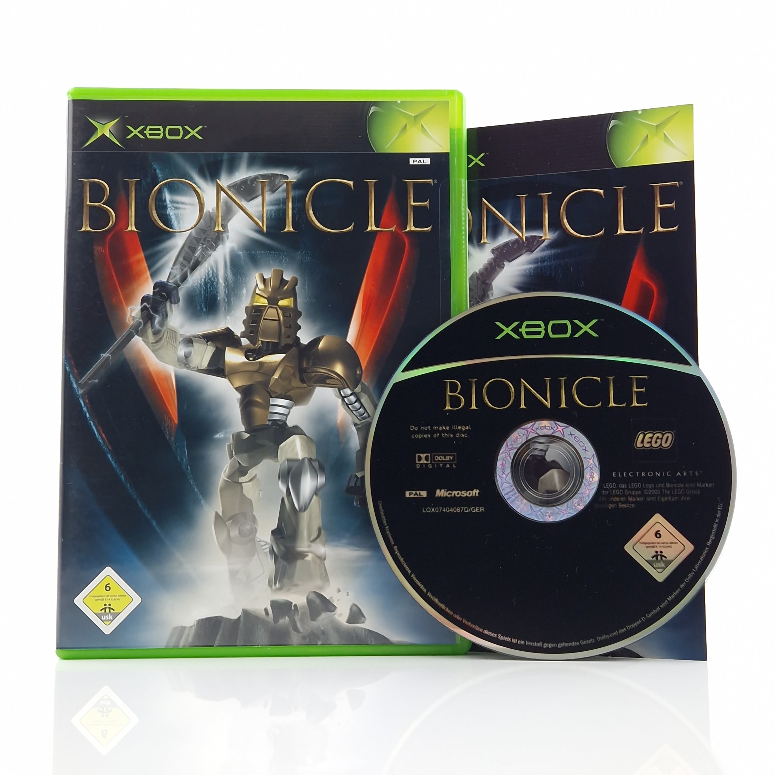 Xbox Classic Spiel – Lego Bionicle (OVP PAL)