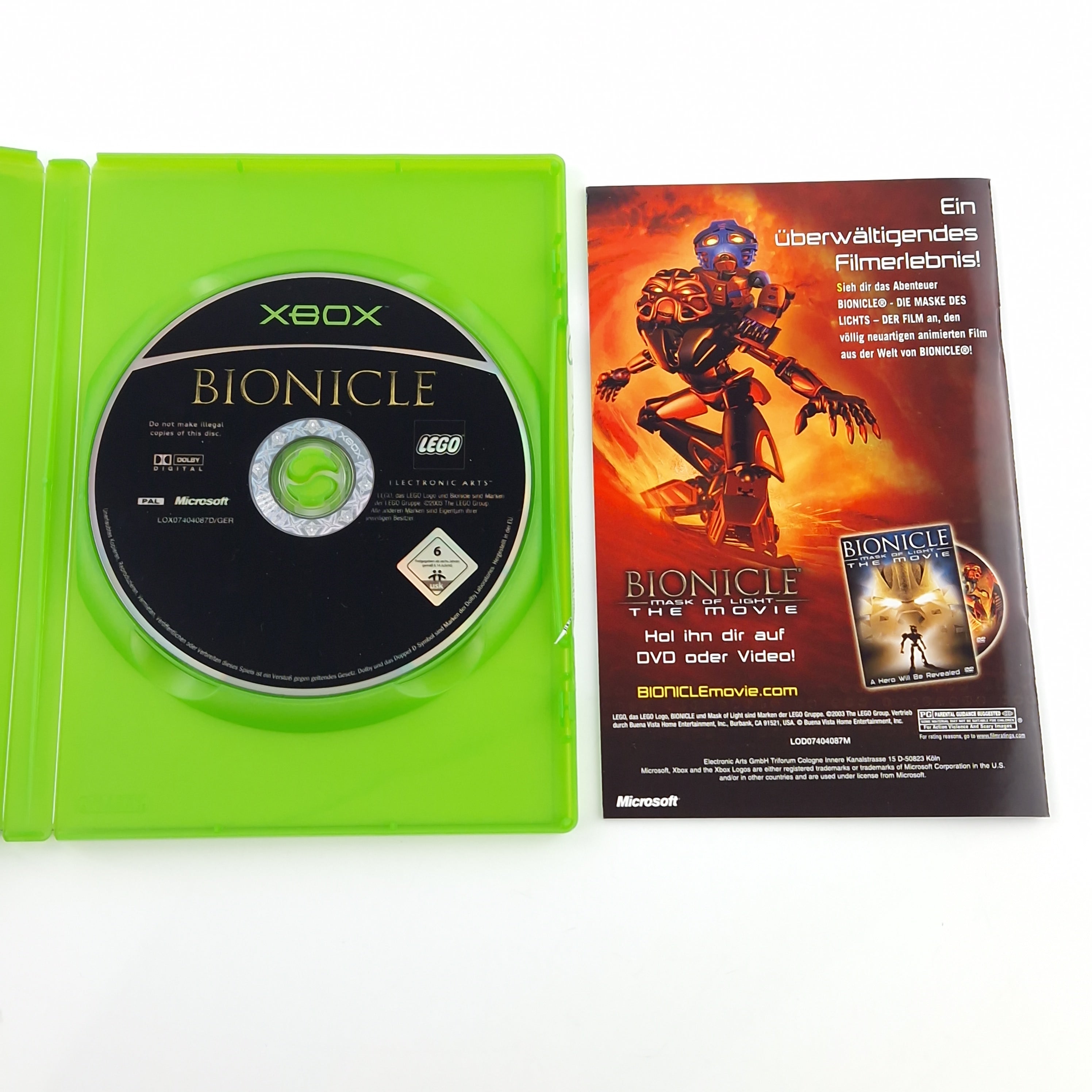Xbox Classic Spiel – Lego Bionicle (OVP PAL)