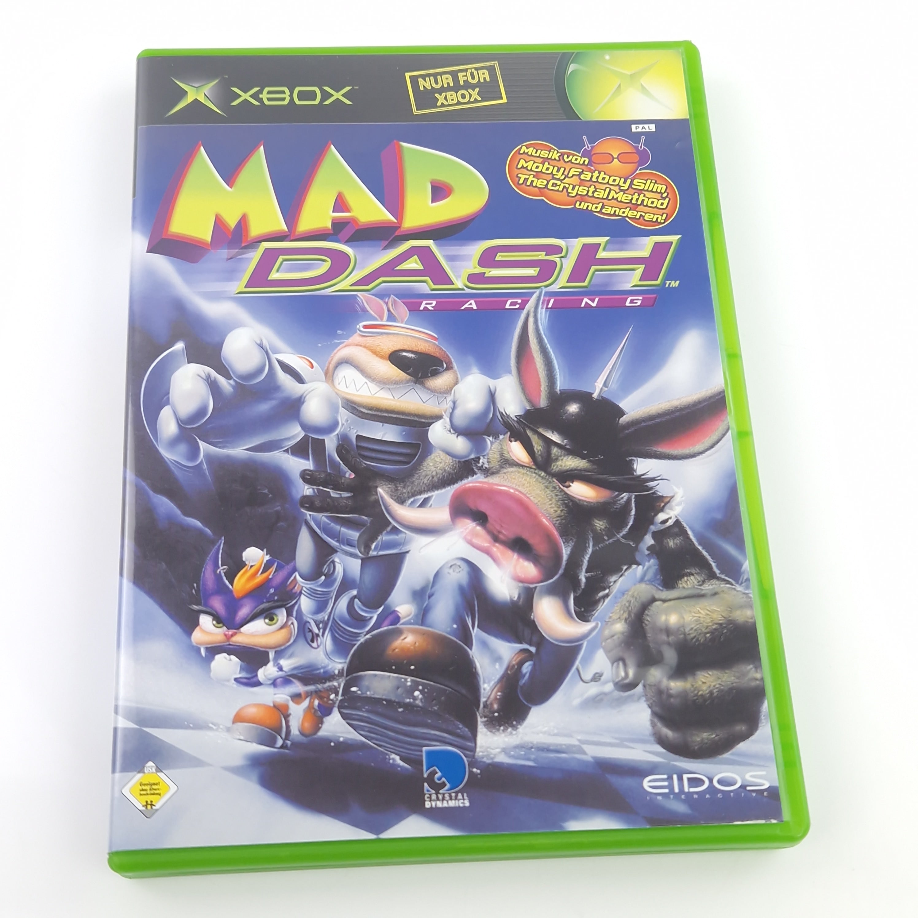 Xbox Classic Spiel – Mad Dash Racing CD Anleitung OVP PAL