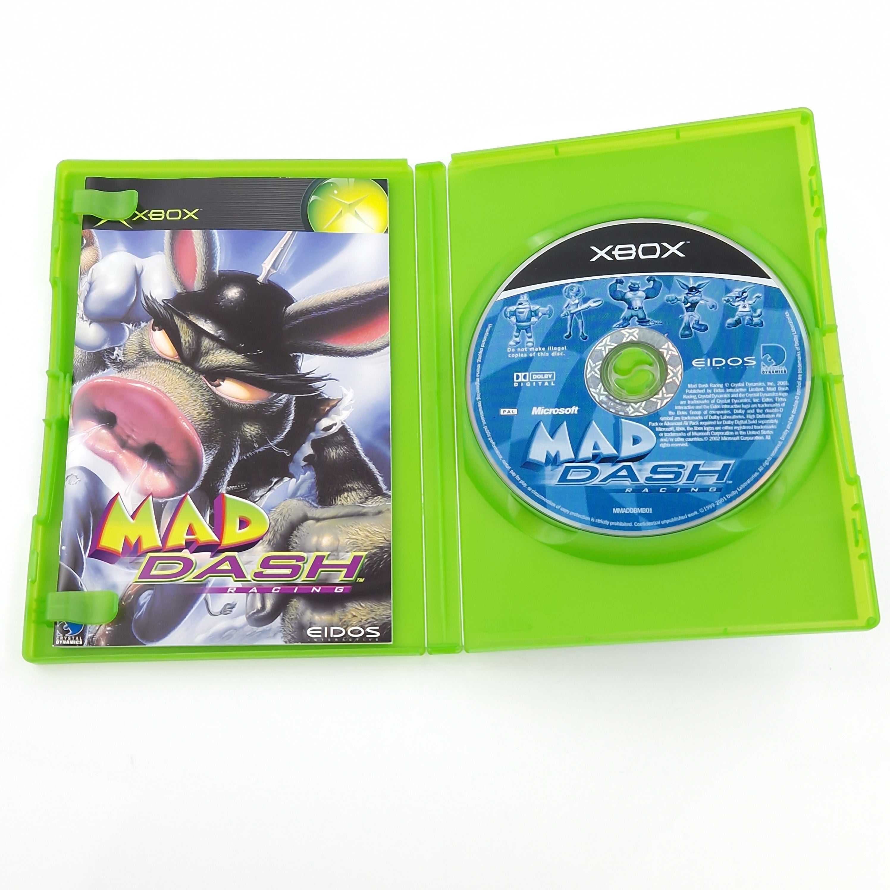 Xbox Classic Spiel – Mad Dash Racing CD Anleitung OVP PAL