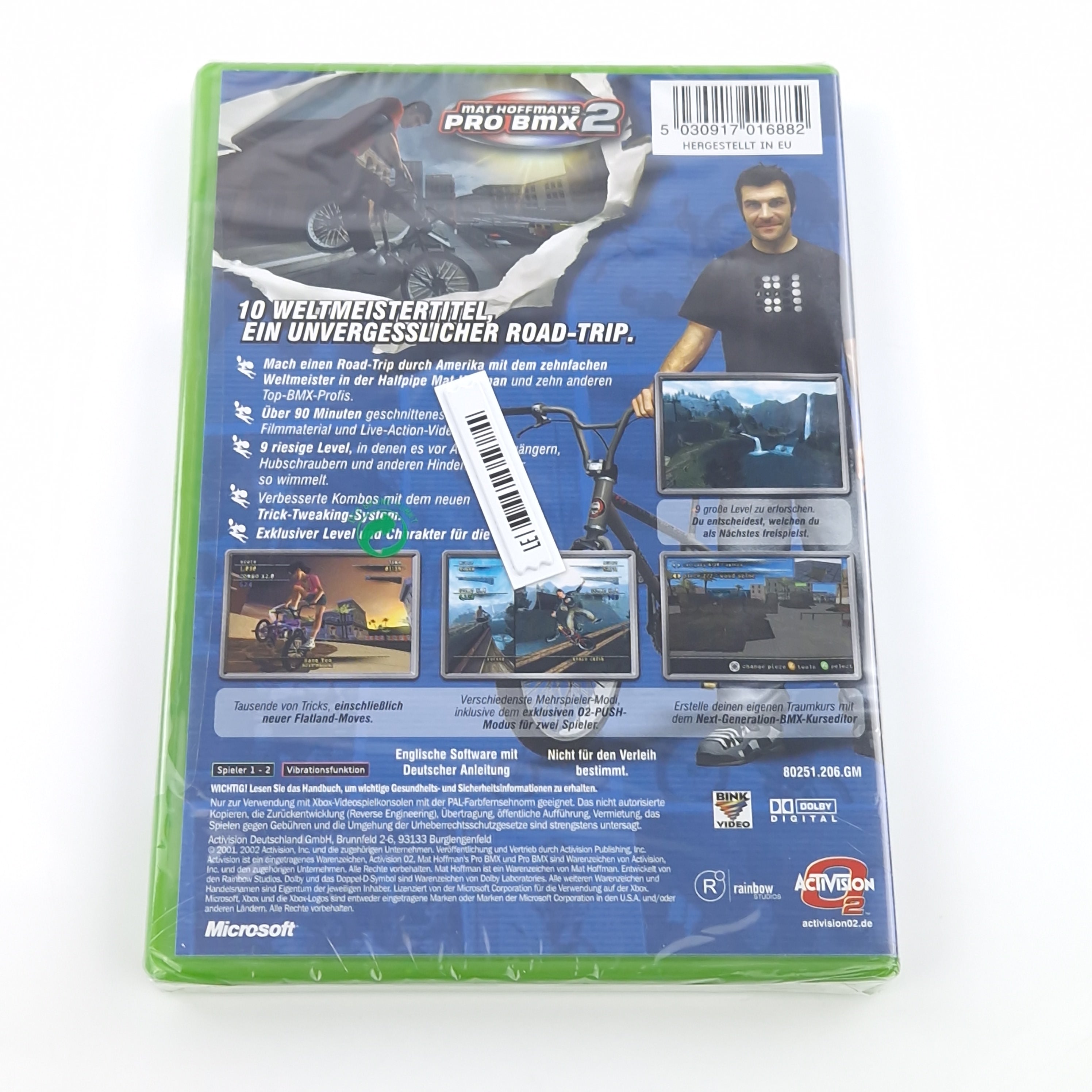 Xbox Classic Spiel – Mat Hoffmans Pro BMX 2 original versiegelt