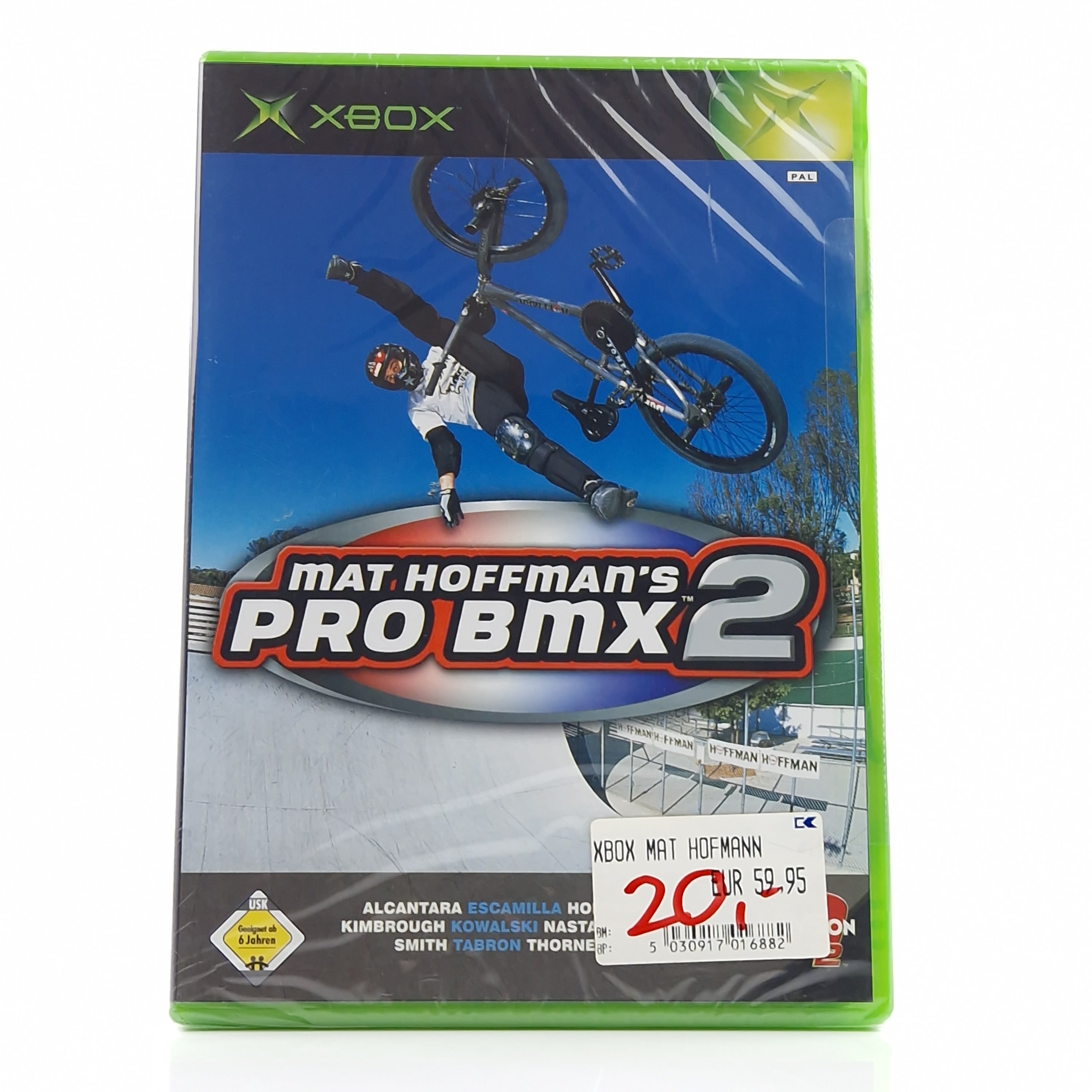 Xbox Classic Spiel – Mat Hoffmans Pro BMX 2 original versiegelt