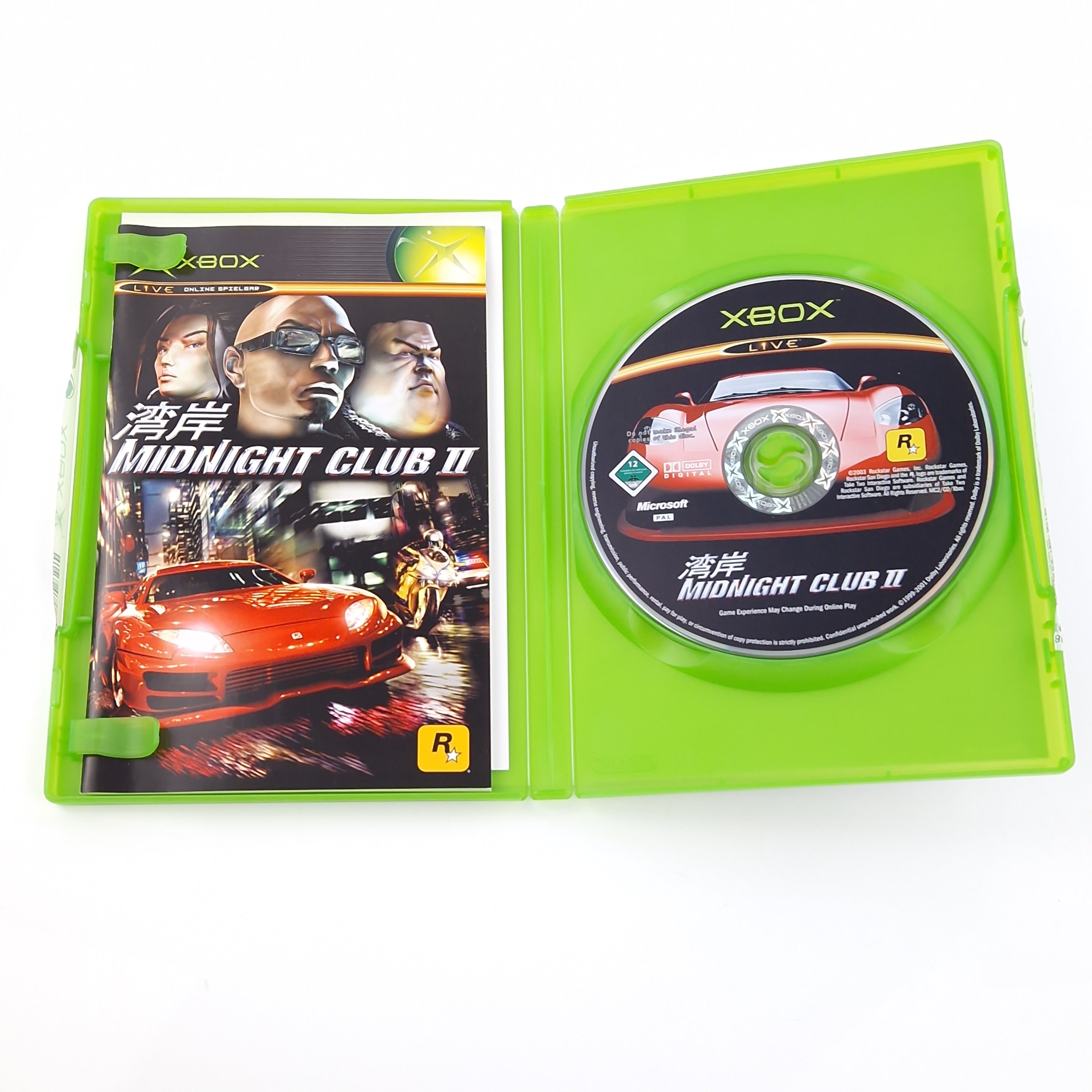 Xbox Classic Spiel – Midnight Club II (OVP PAL)