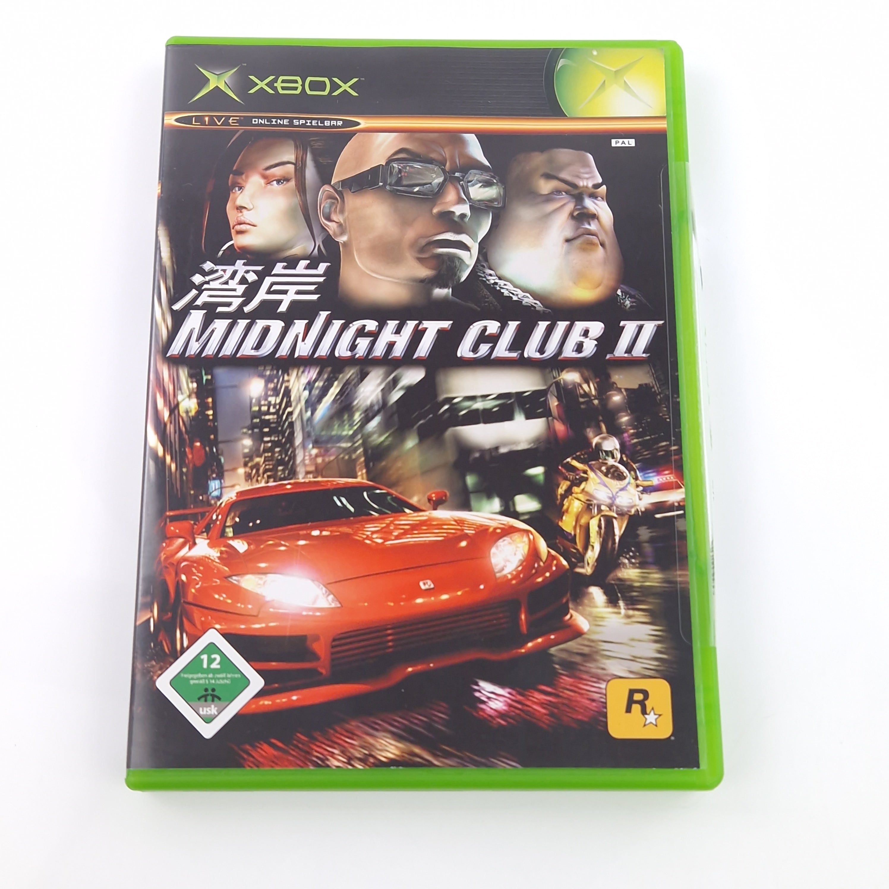 Xbox Classic Spiel – Midnight Club II (OVP PAL)
