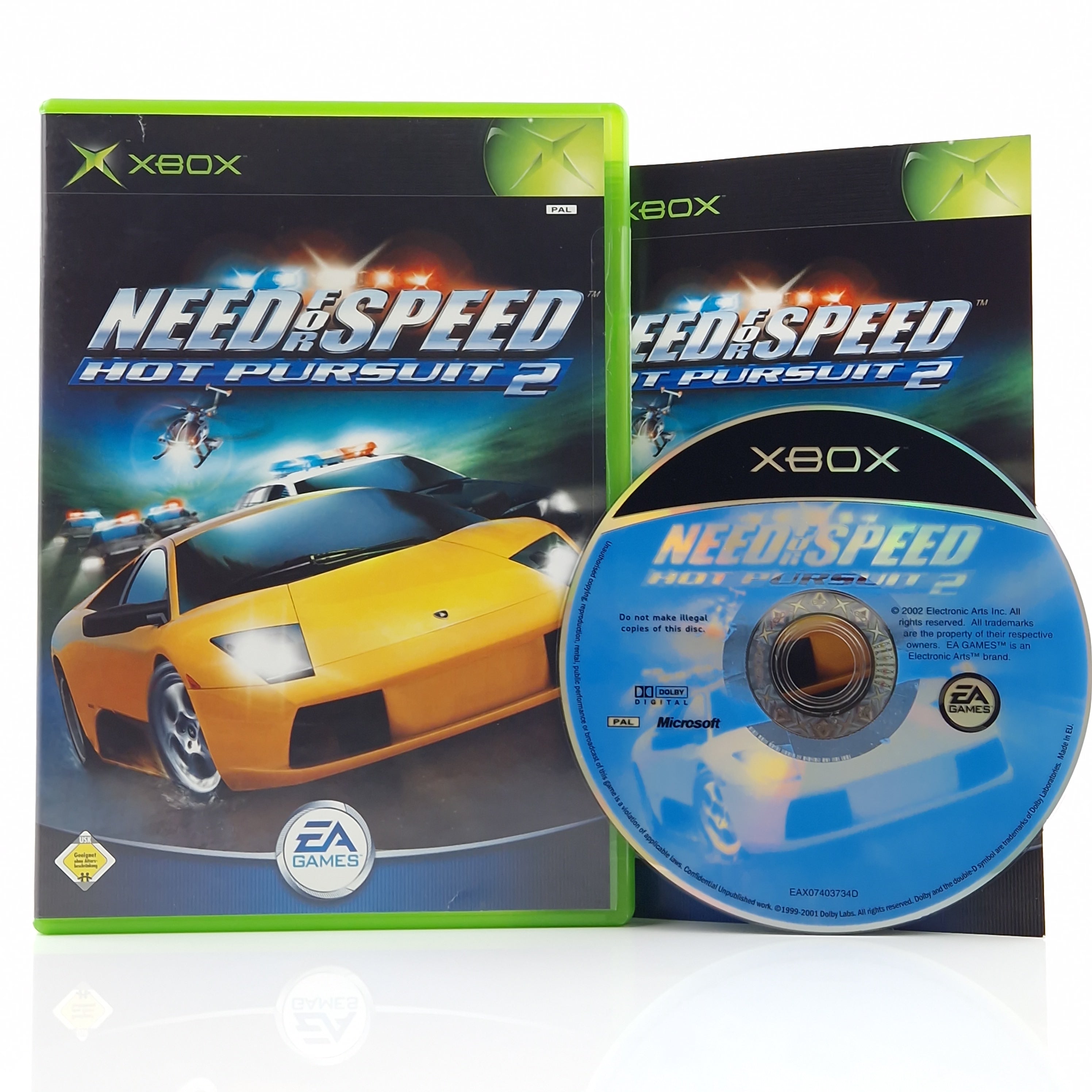 Xbox Classic Spiel – Need for Speed Hot Pursuit 2 OVP