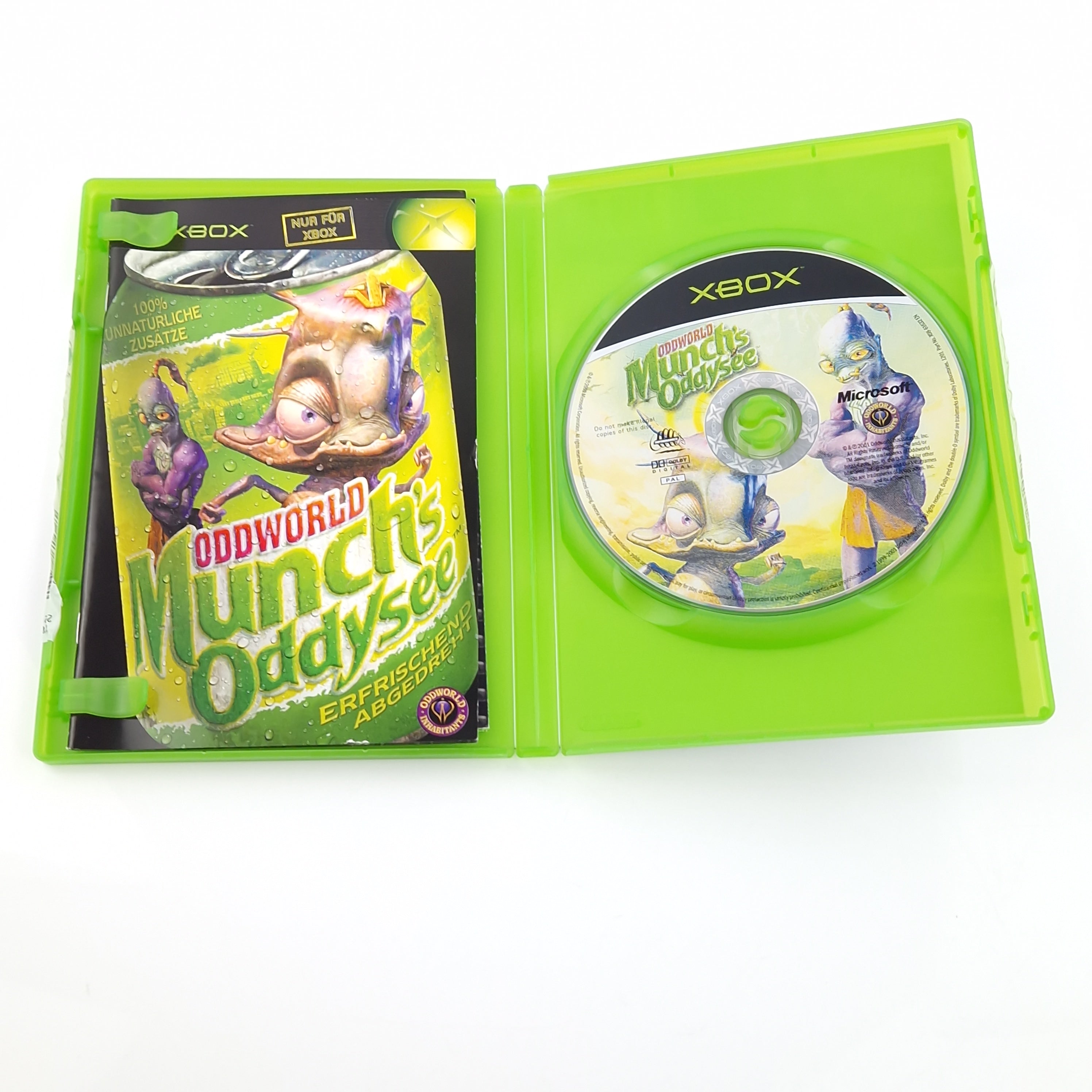 Xbox Classic Spiel – Oddworld Munchs Oddysee OVP PAL