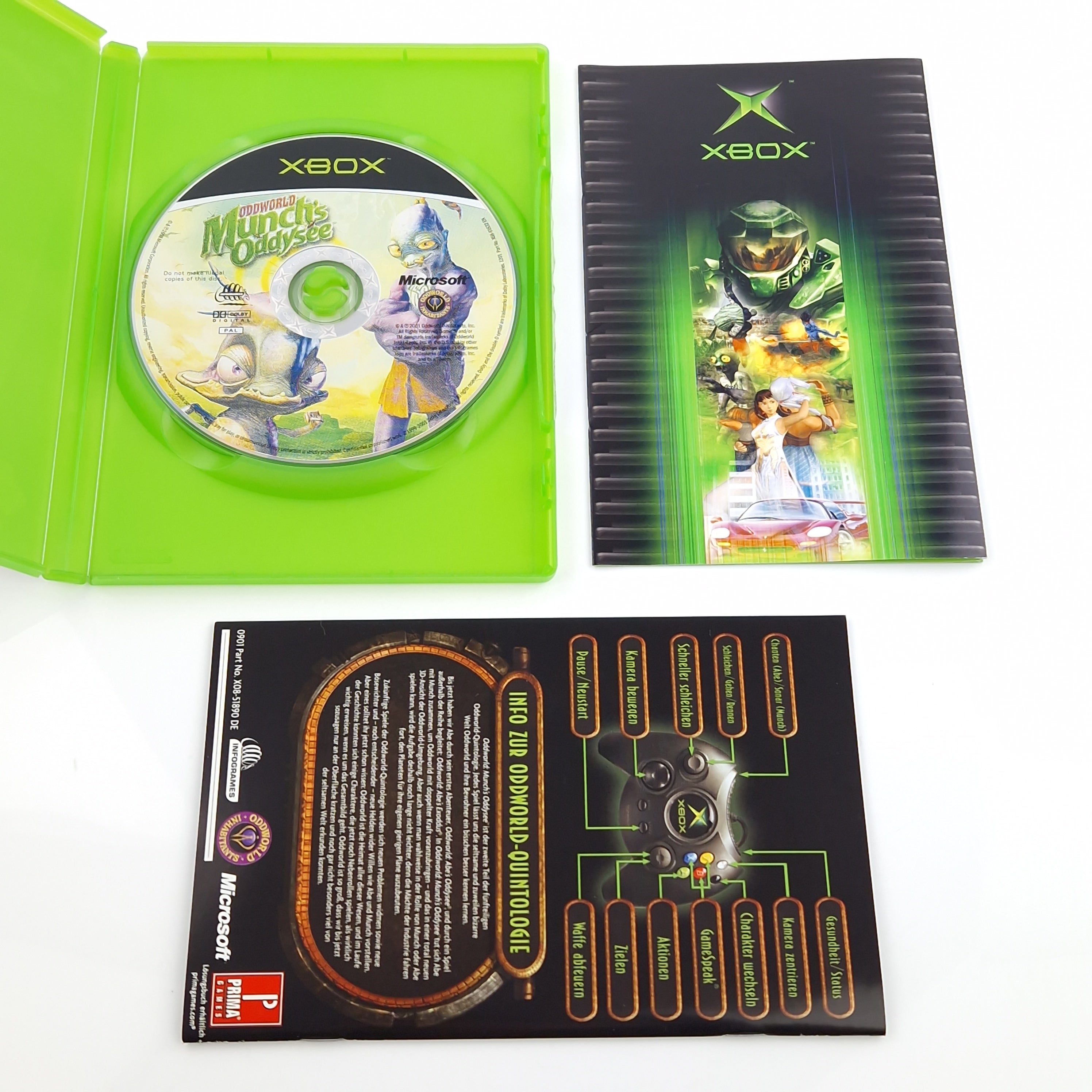Xbox Classic Spiel – Oddworld Munchs Oddysee OVP PAL