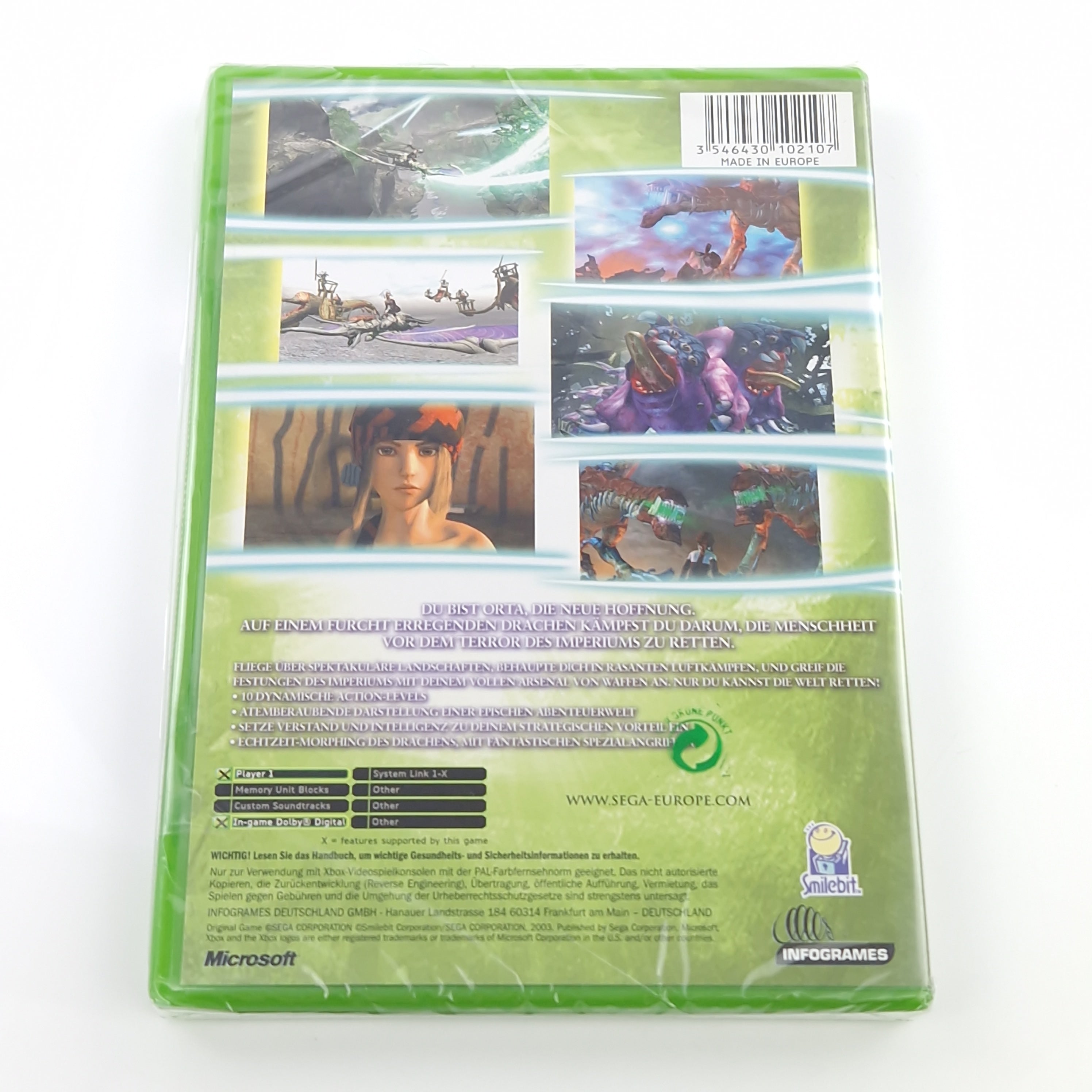 Xbox Classic Spiel – Panzer Dragoon Orta Neu OVP PAL