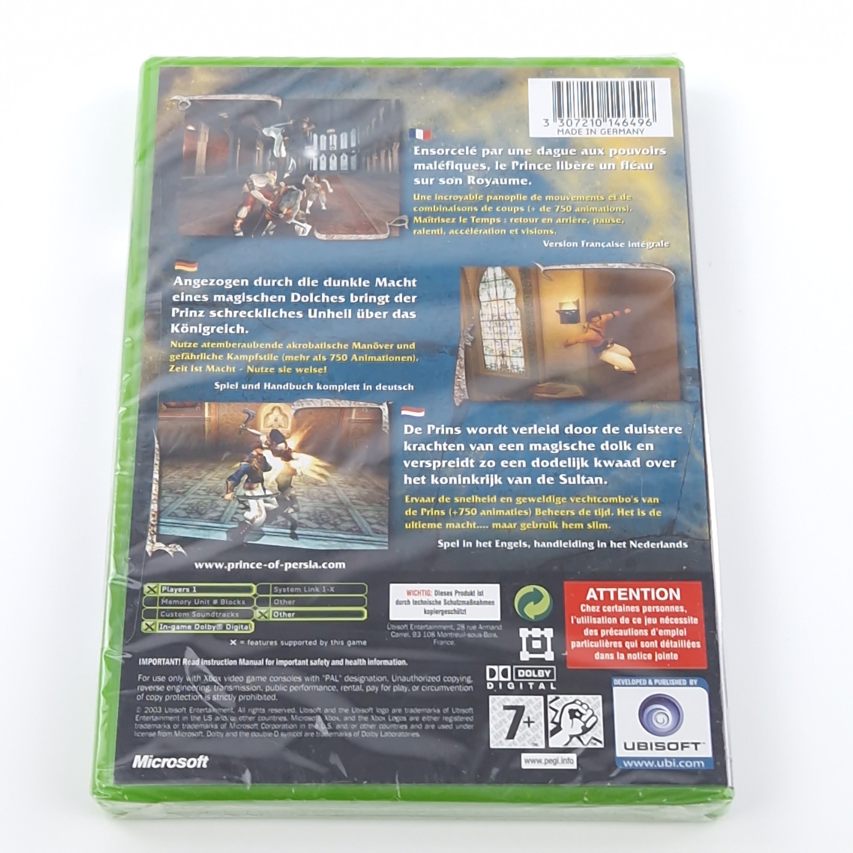 Xbox Classic Spiel – Prince of Persia Sands of Time NEU OVP