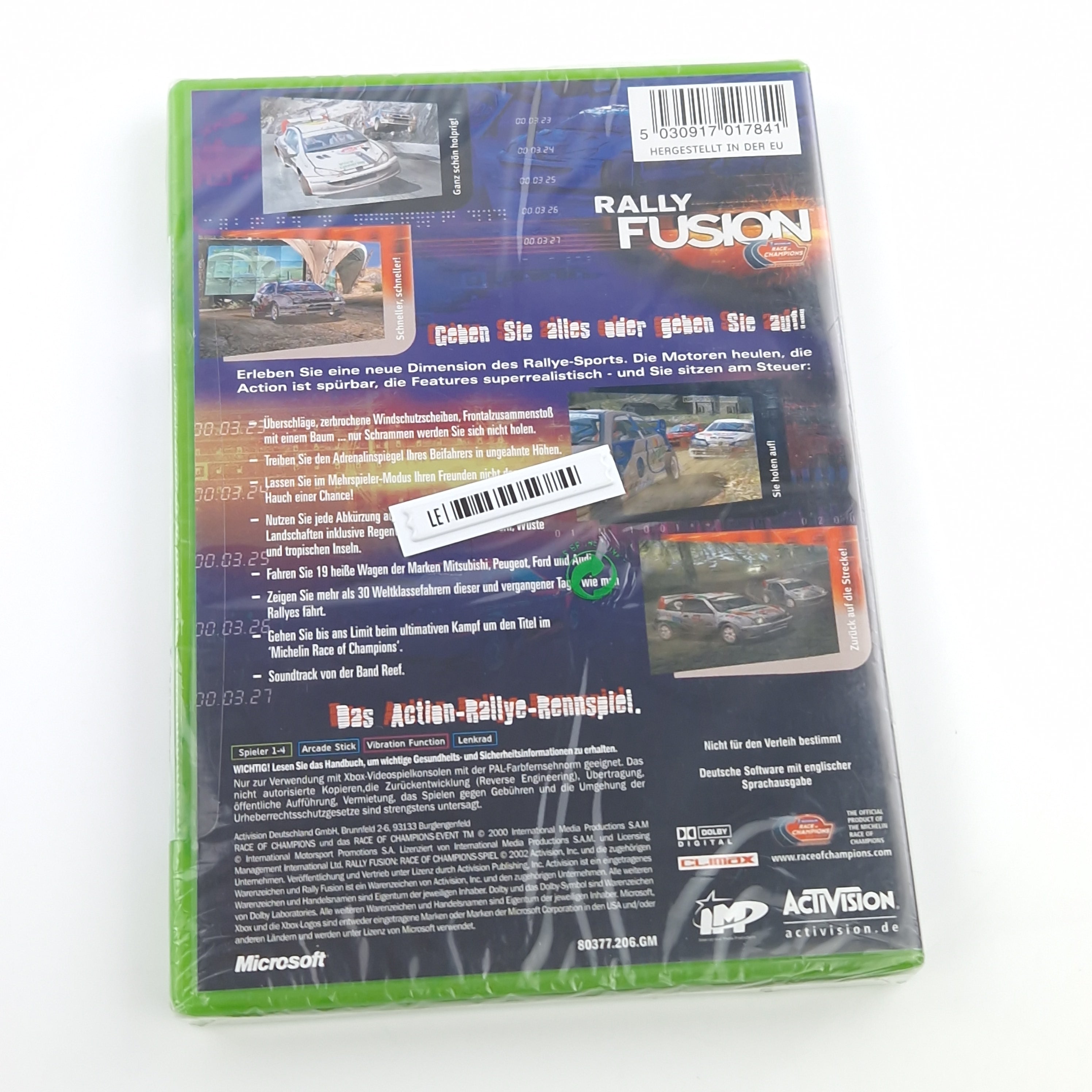 Xbox Classic Spiel – Rally Fusion Neu OVP PAL Autorennen