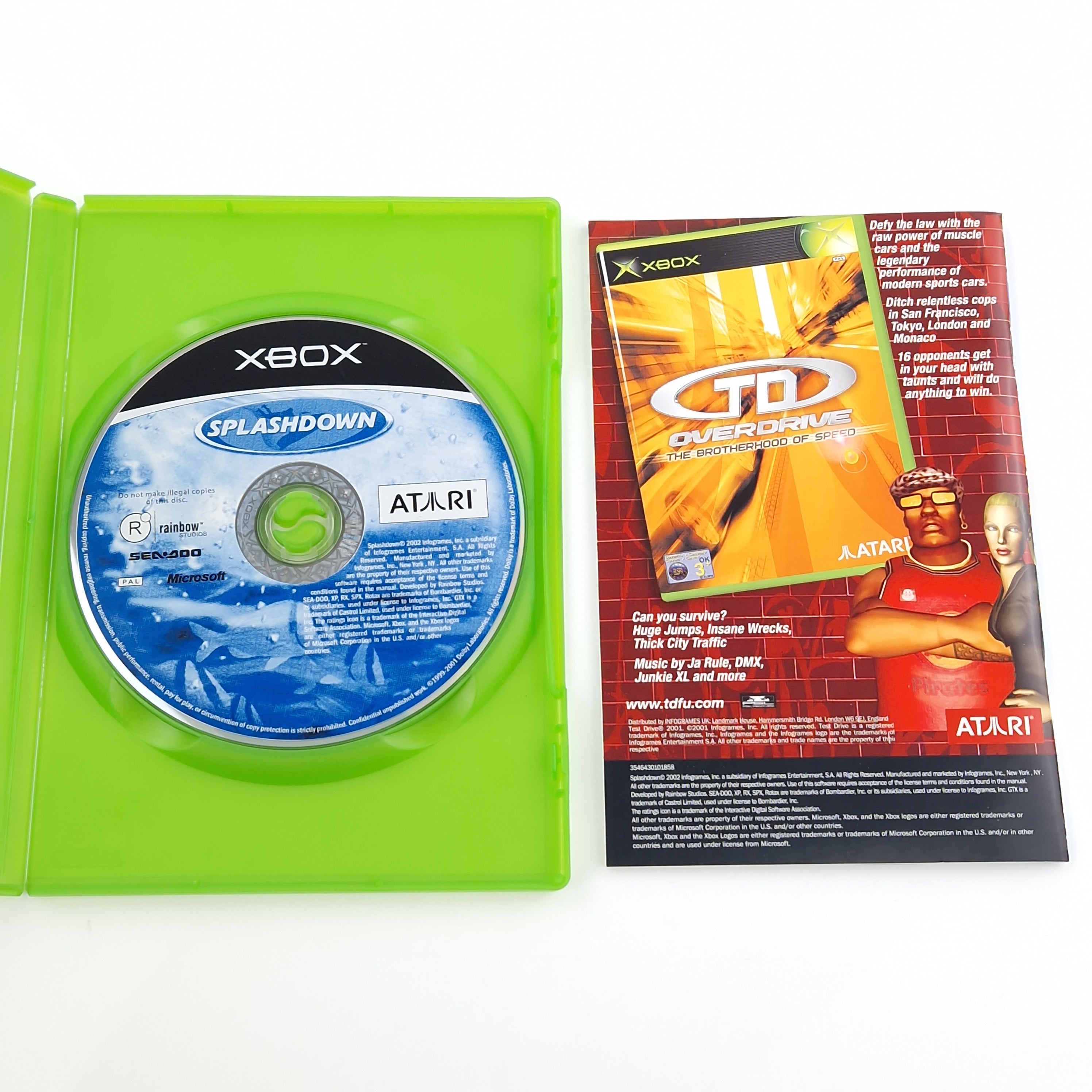 Xbox Classic Spiel – Splashdown mit OVP und Anleitung PAL