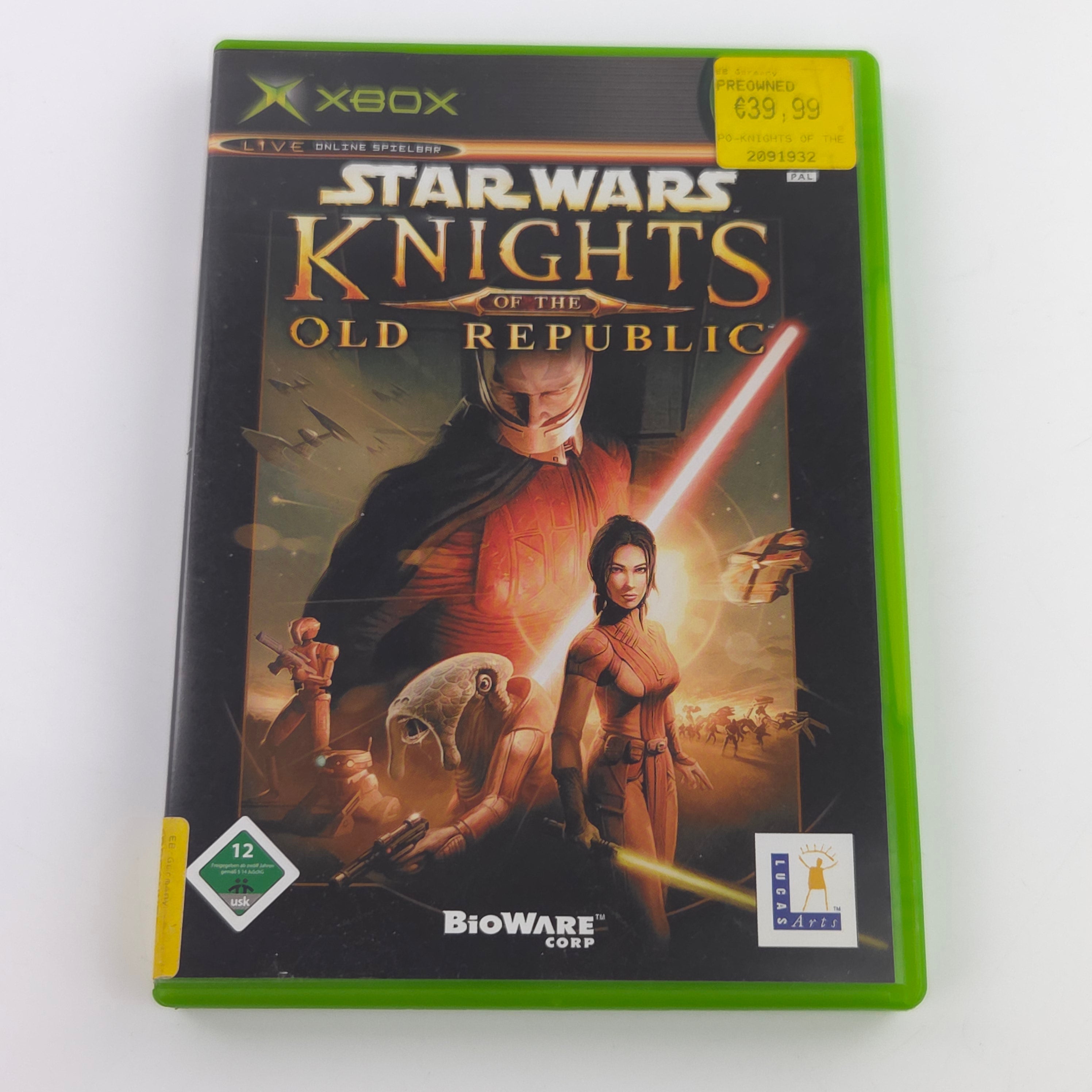 Xbox Classic Spiel – Star Wars Knights of the Old Republic