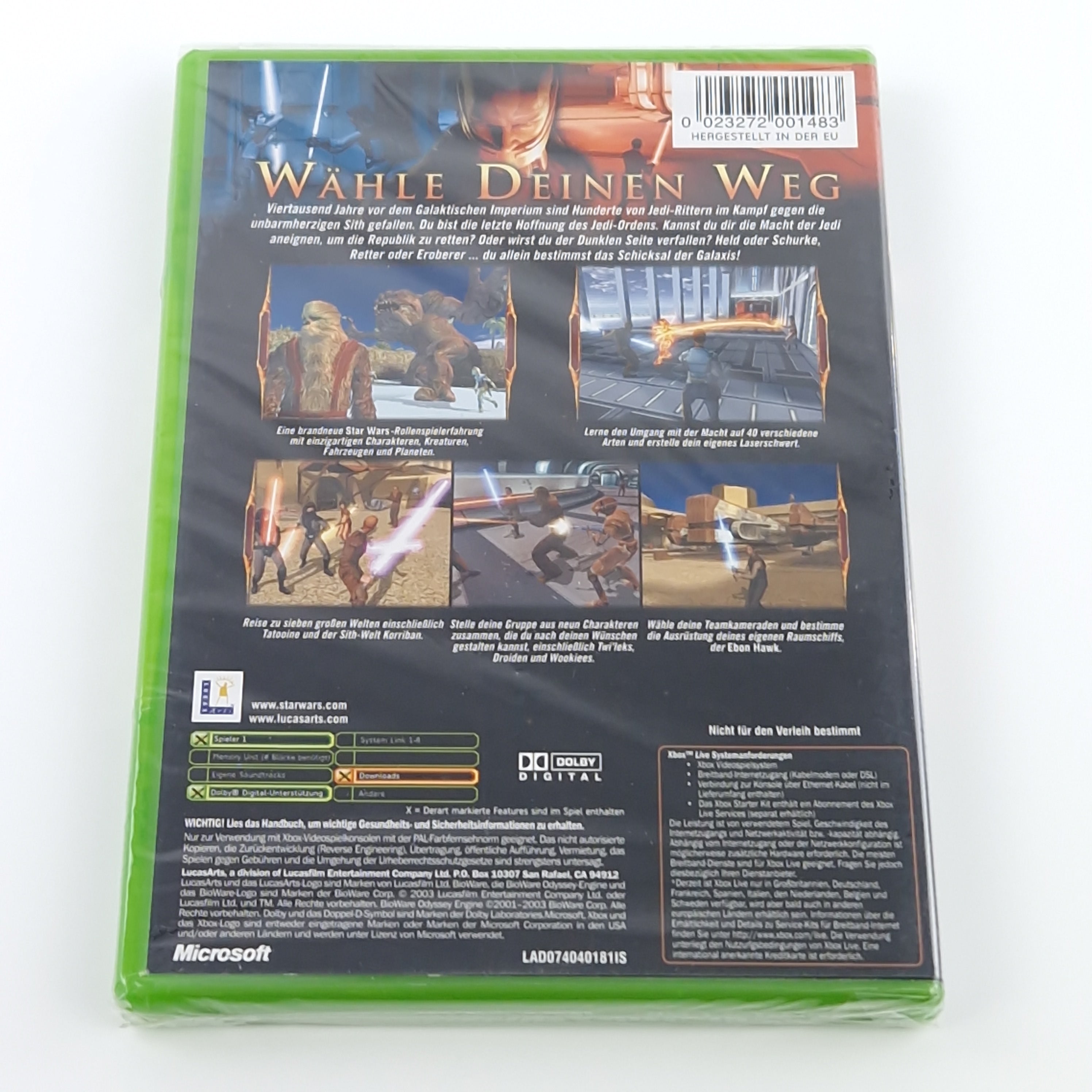 Xbox Classic Spiel – Star Wars Knights of the Old Republic Neu
