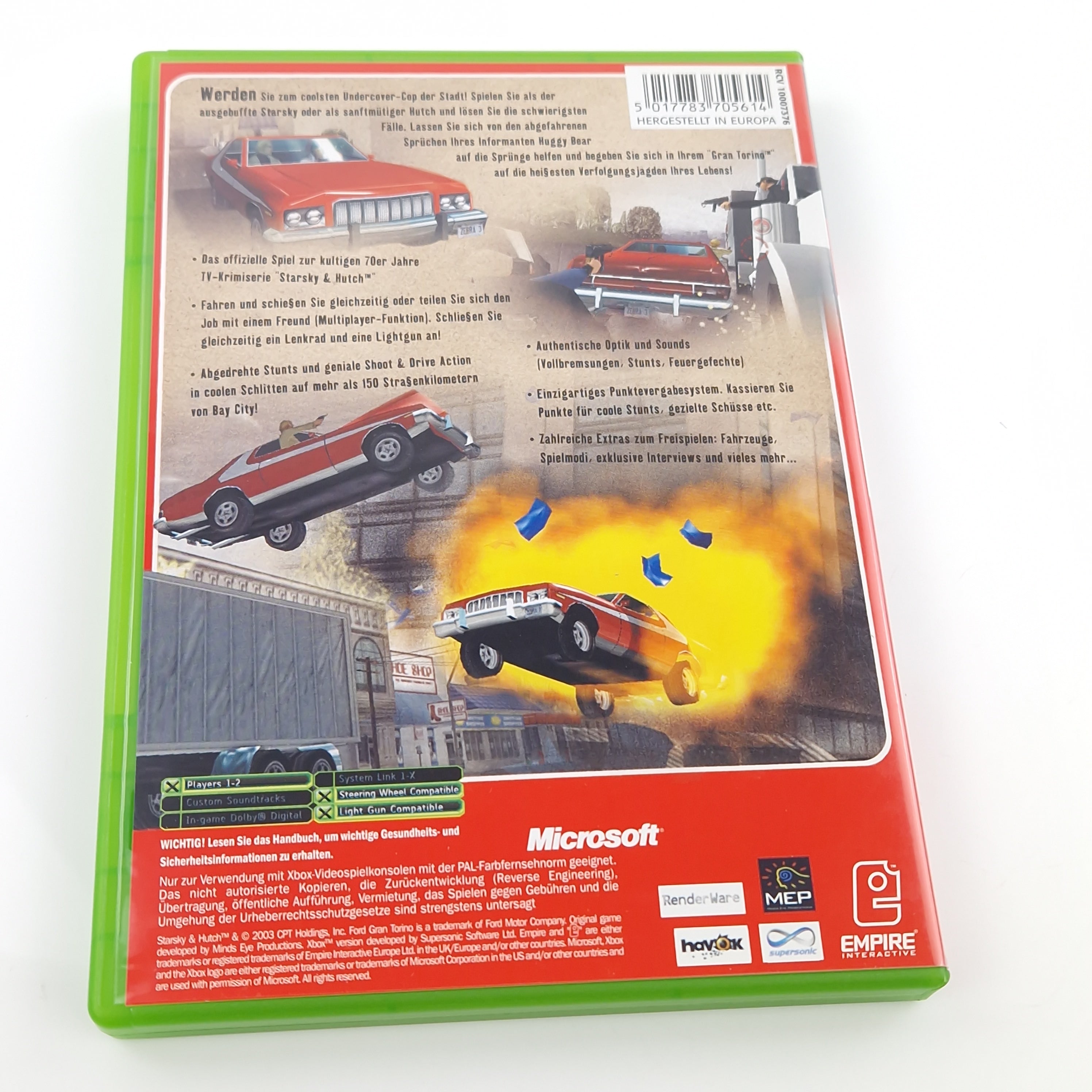 Xbox Classic Spiel – Starsky & Hutch (OVP PAL)