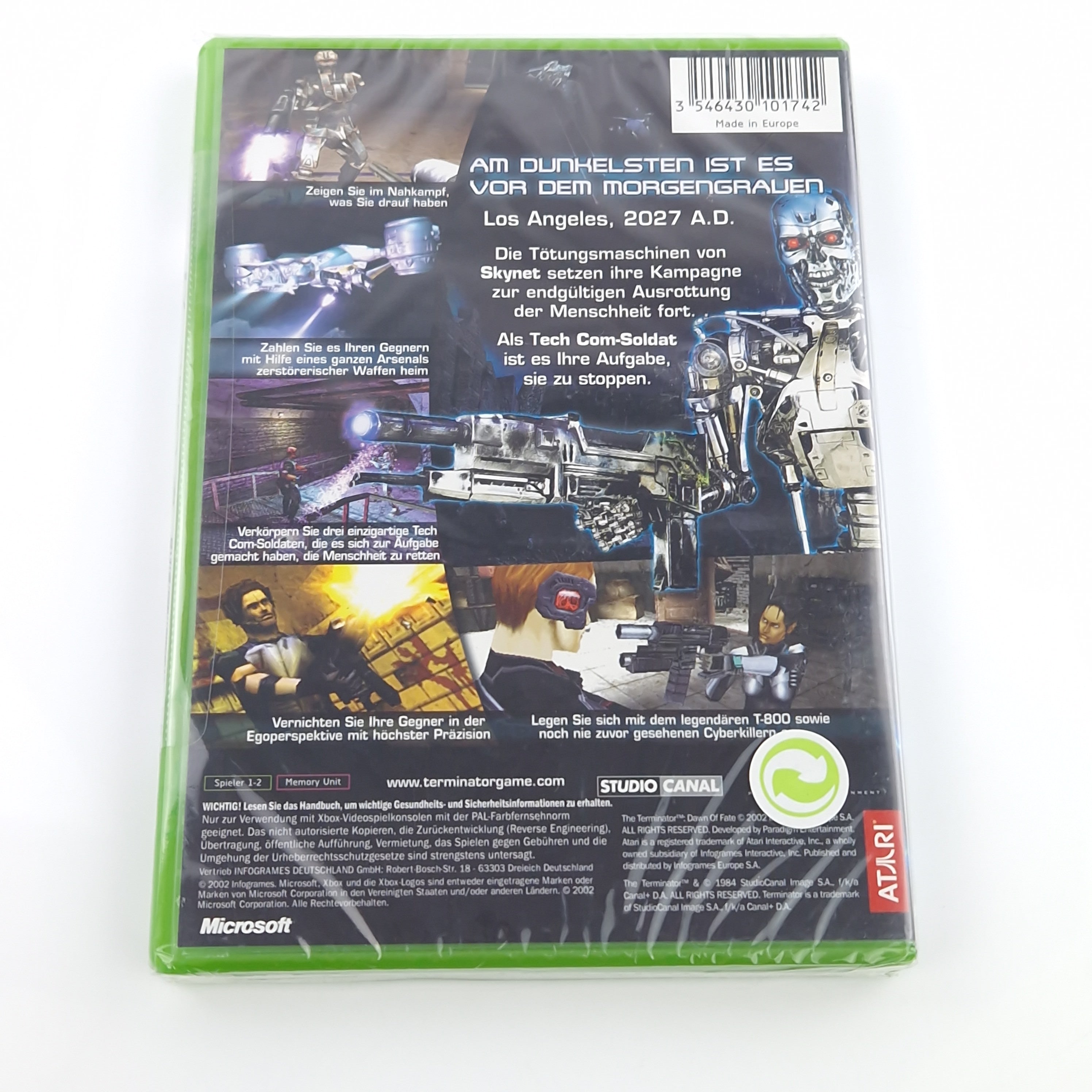 Xbox Classic Spiel – The Terminator Dawn of Fate Neu PAL