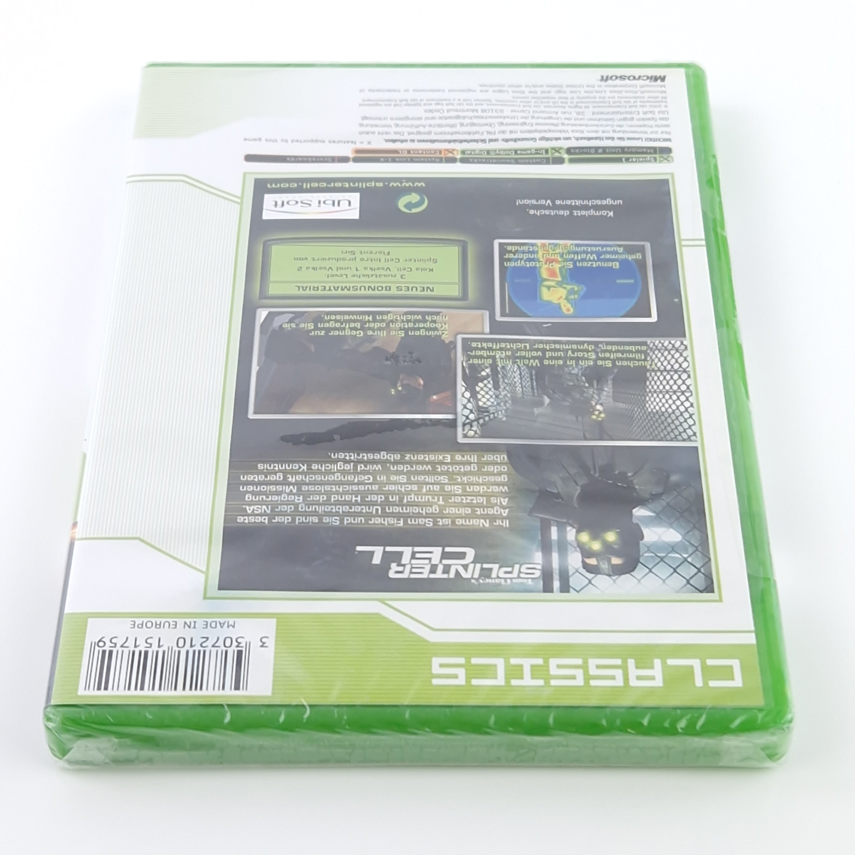 Xbox Classic Spiel – Tom Clancys Splinter Cell (Neu OVP)