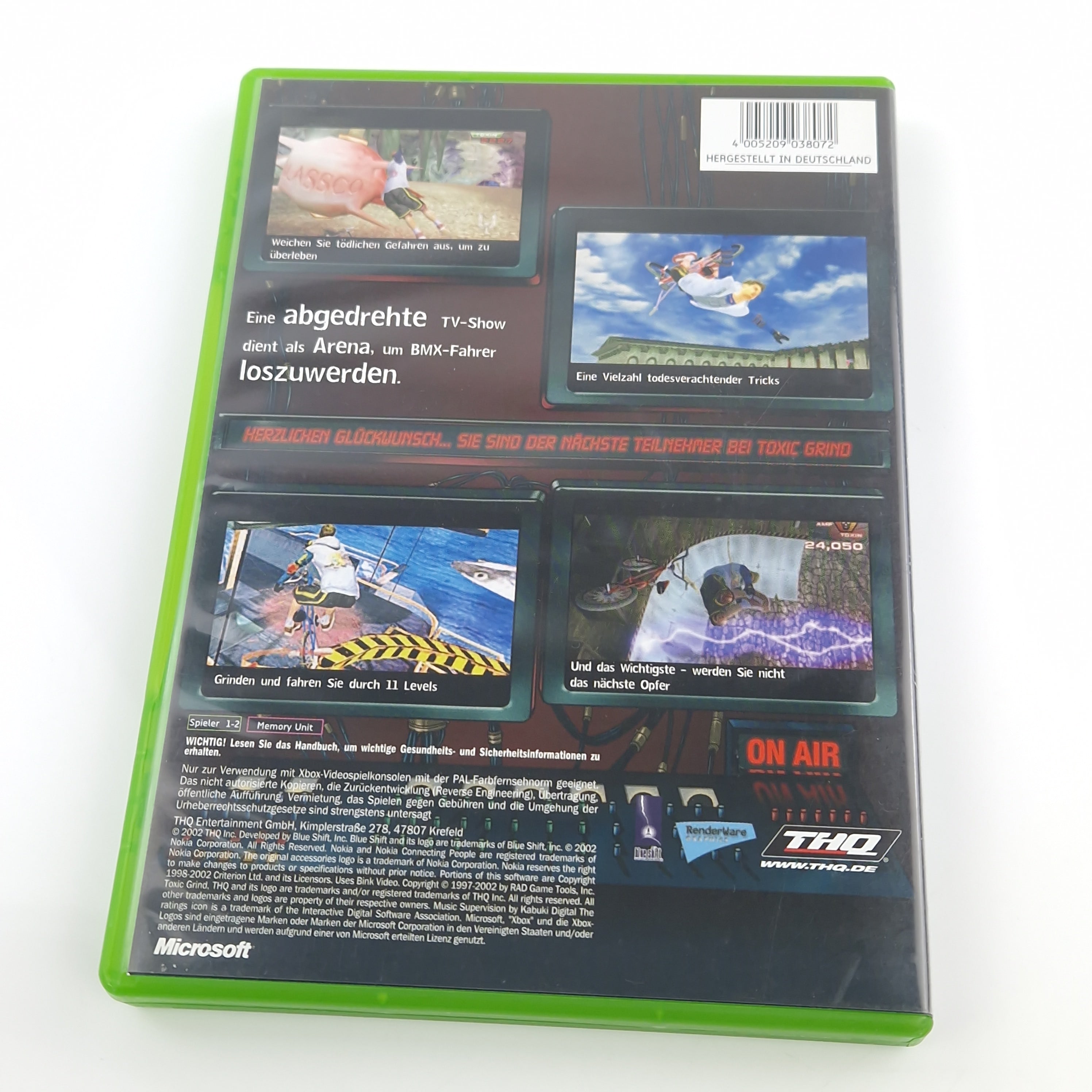 Xbox Classic Spiel – Toxic & Grind (CD OVP PAL)