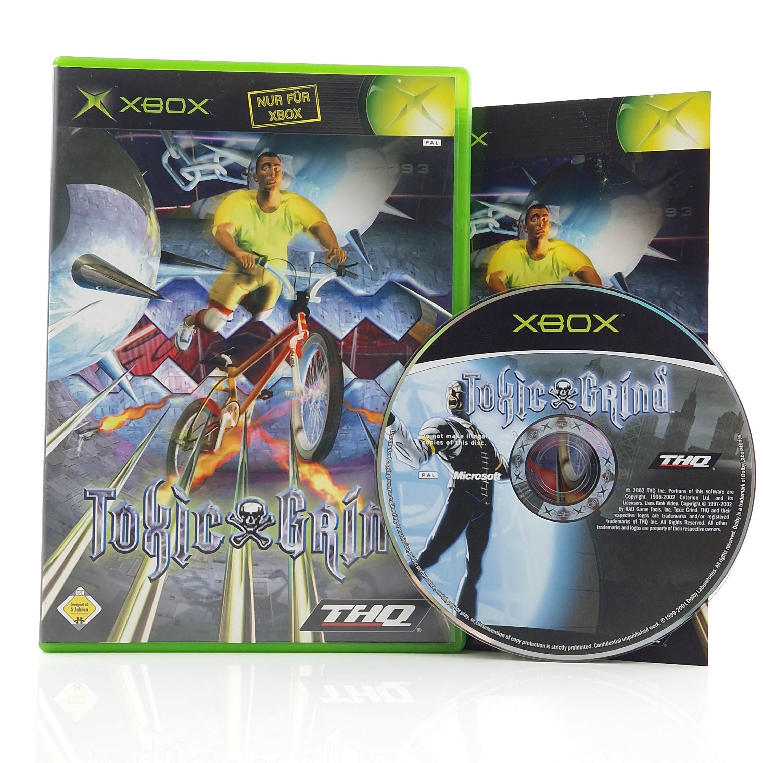 Xbox Classic Spiel – Toxic & Grind (CD OVP PAL)
