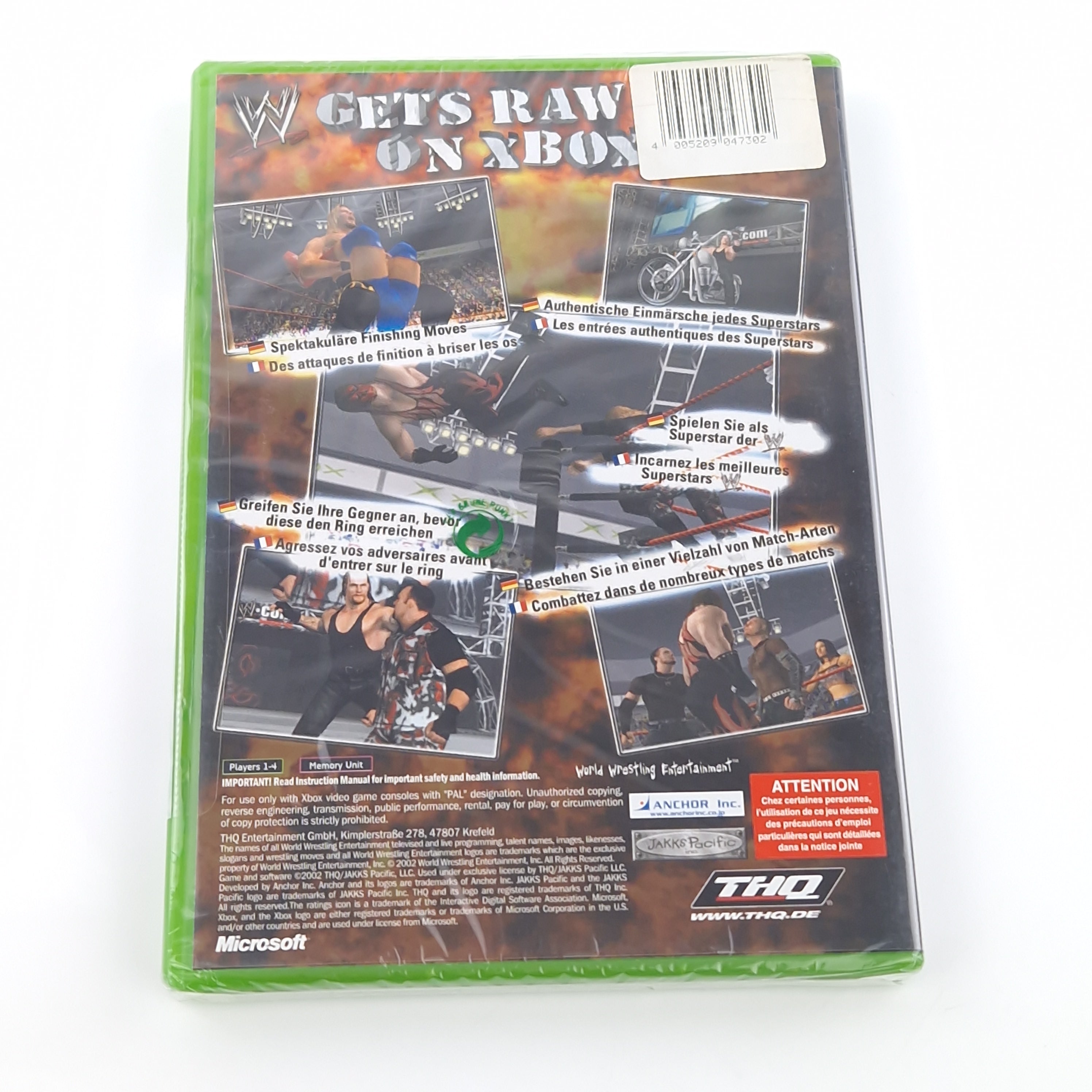 Xbox Classic Spiel – WWE RAW Neu OVP PAL Wrestling