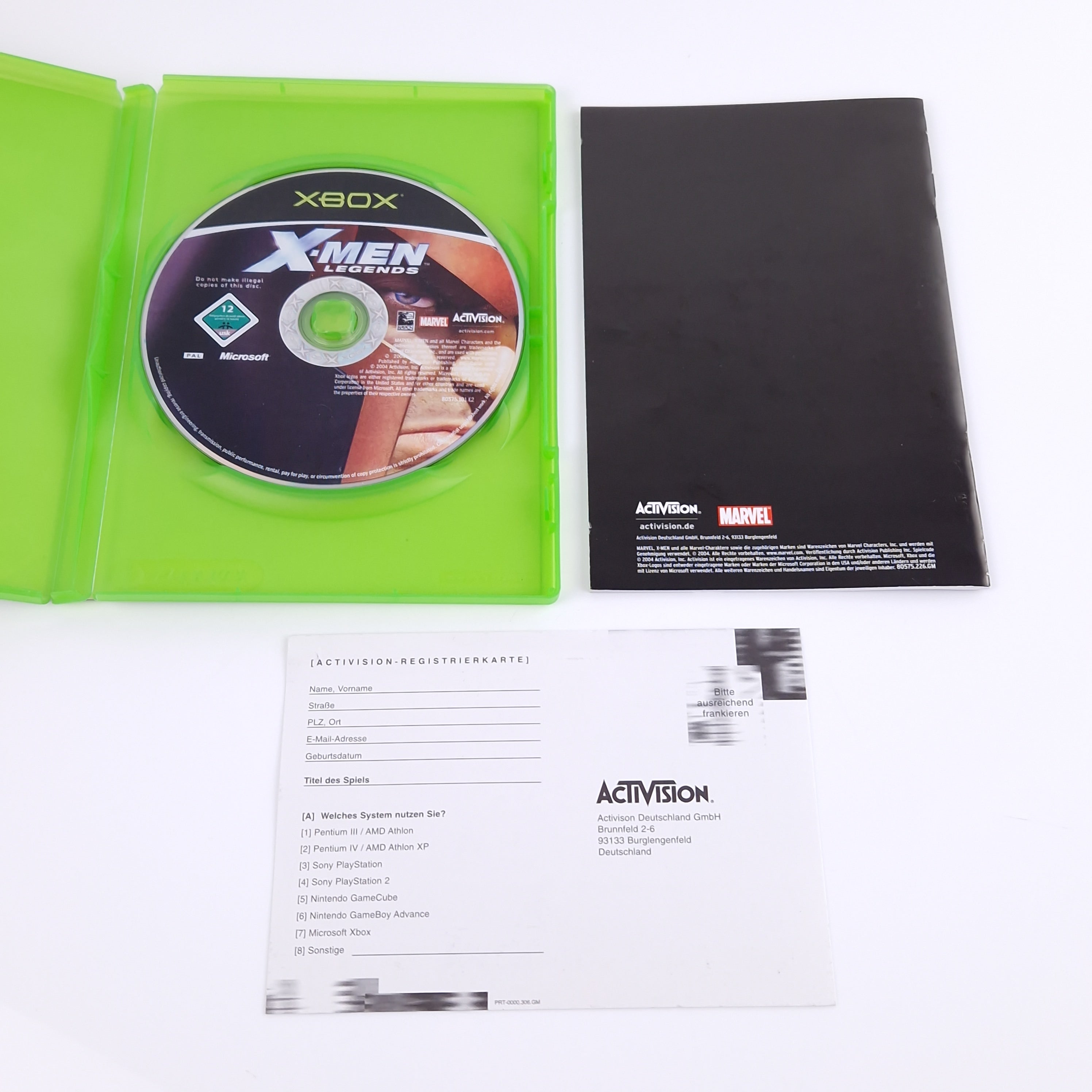 Xbox Classic Spiel – X-Men Legends (CD OVP Anleitung PAL)