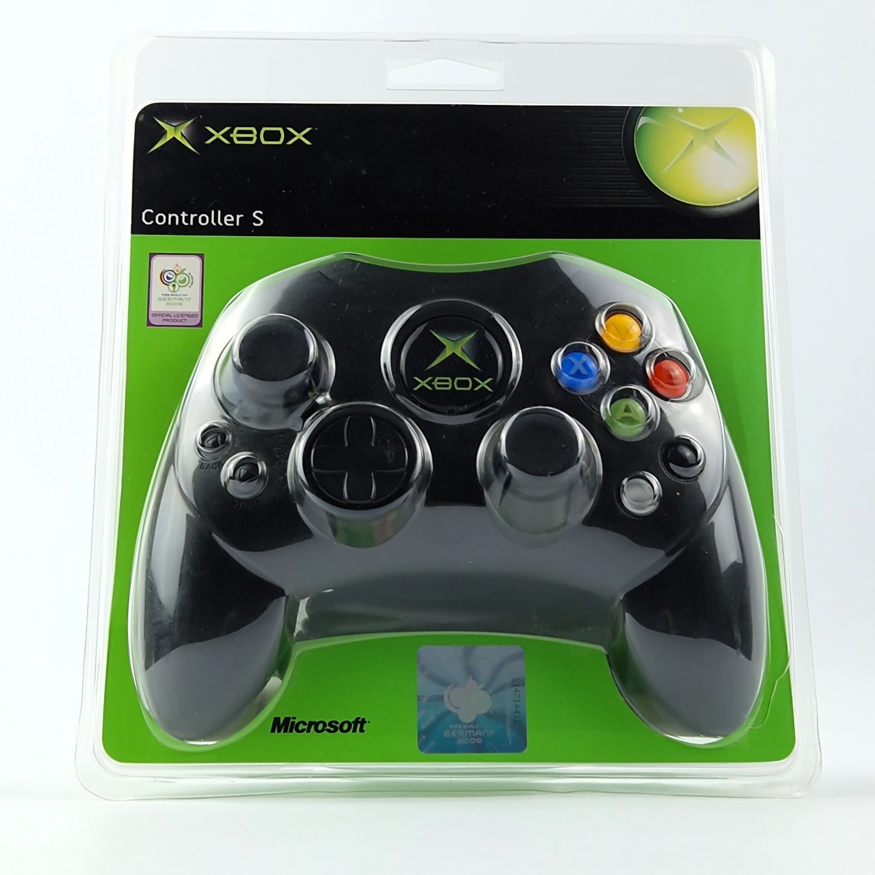 Xbox Classic Zubehör Controller S Neu OVP ecke beschädigt