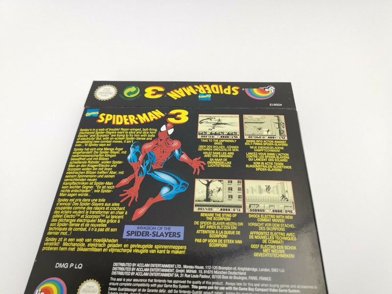 Nintendo Gameboy Classic Game "Spider-Man 3" Original Box | Pal | NOE-1 | Spiderman 3