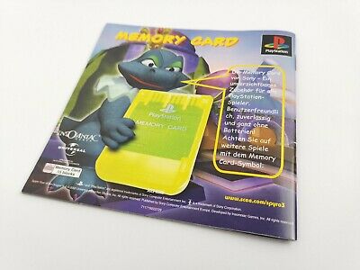 Sony Playstation 1 Game "Spyro Year of the Dragon" Ps1 | PSX | Original packaging | Pal