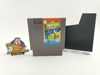 Nintendo Entertainment System Spiel " Sesame Street " Modul | Ntsc | Usa