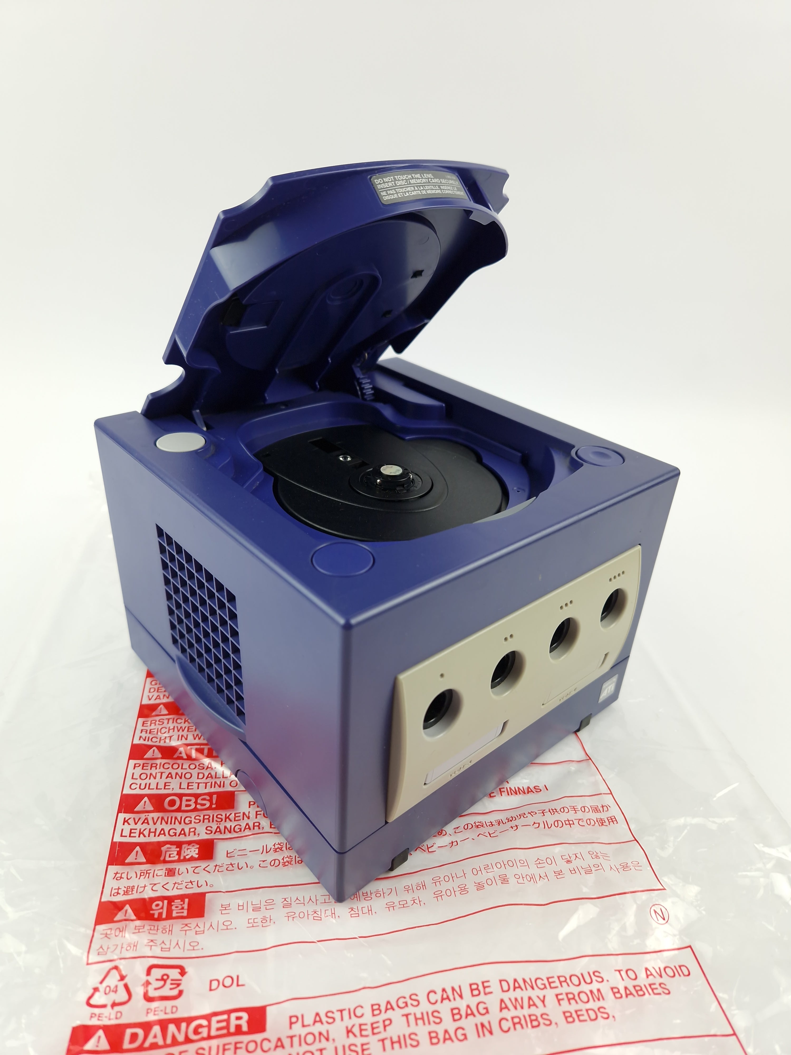 Nintendo Gamecube Konsole : Lila / Purple Console + Memory C. in OVP Boxed PAL