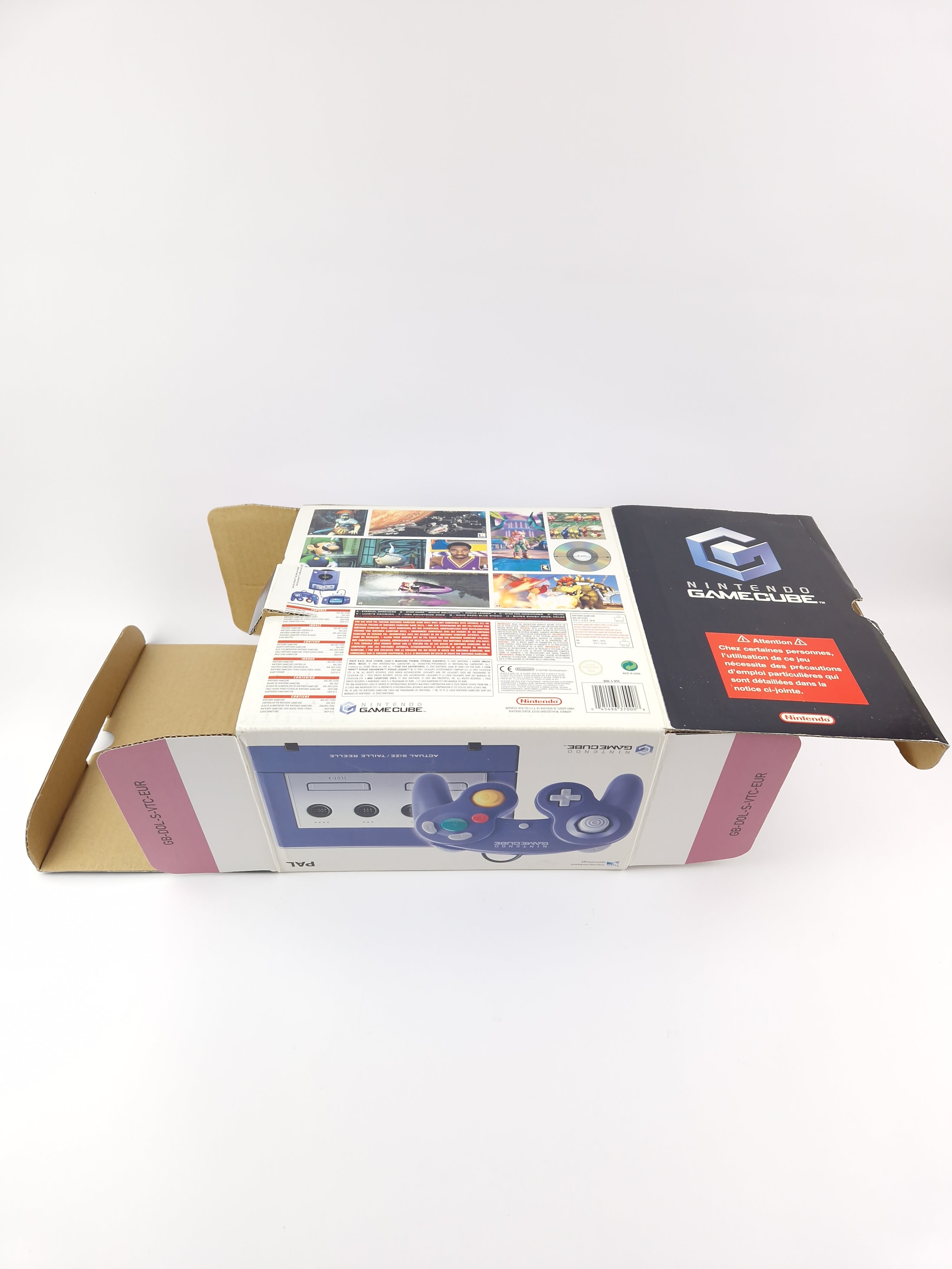 Nintendo Gamecube Konsole : Lila / Purple Console + Memory C. in OVP Boxed PAL