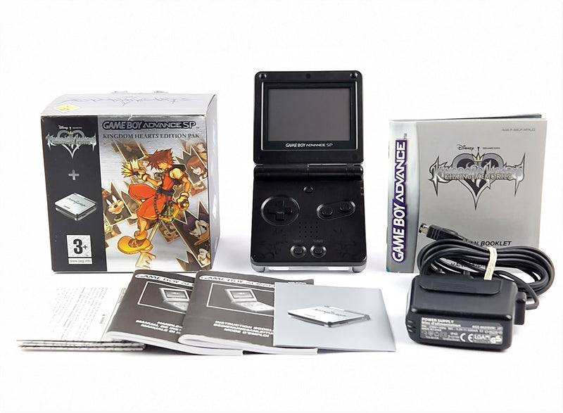 Nintendo Game Boy Advance SP Konsole : Kingsdom Hearts Edition Pak - OVP GBA PAL