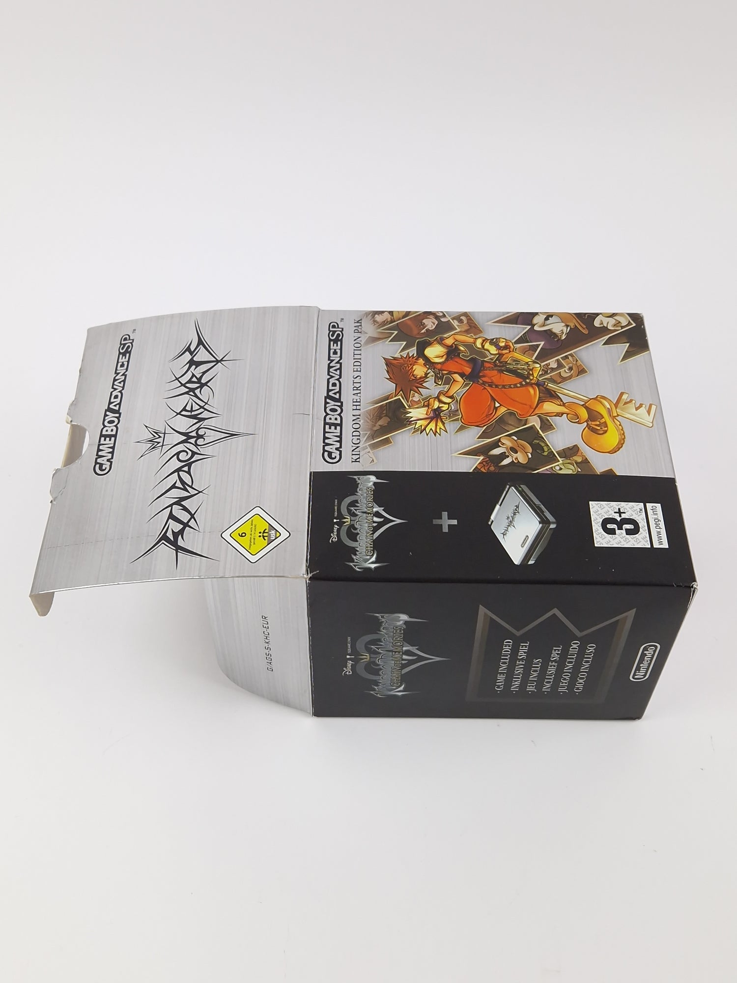 Nintendo Game Boy Advance SP Konsole : Kingsdom Hearts Edition Pak - OVP GBA PAL