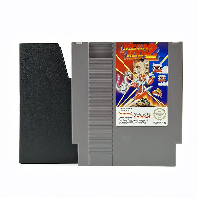 Nintendo NES Spiel : Mega Man 2 -  Modul Cartridge + Schuber | PAL-B NOE