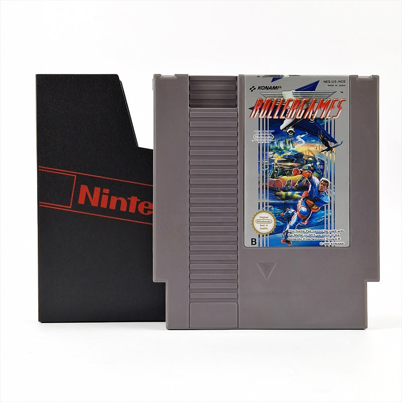 Nintendo NES Spiel : Rollergames - Modul Cartridge + Schuber | PAL-B NOE Konami