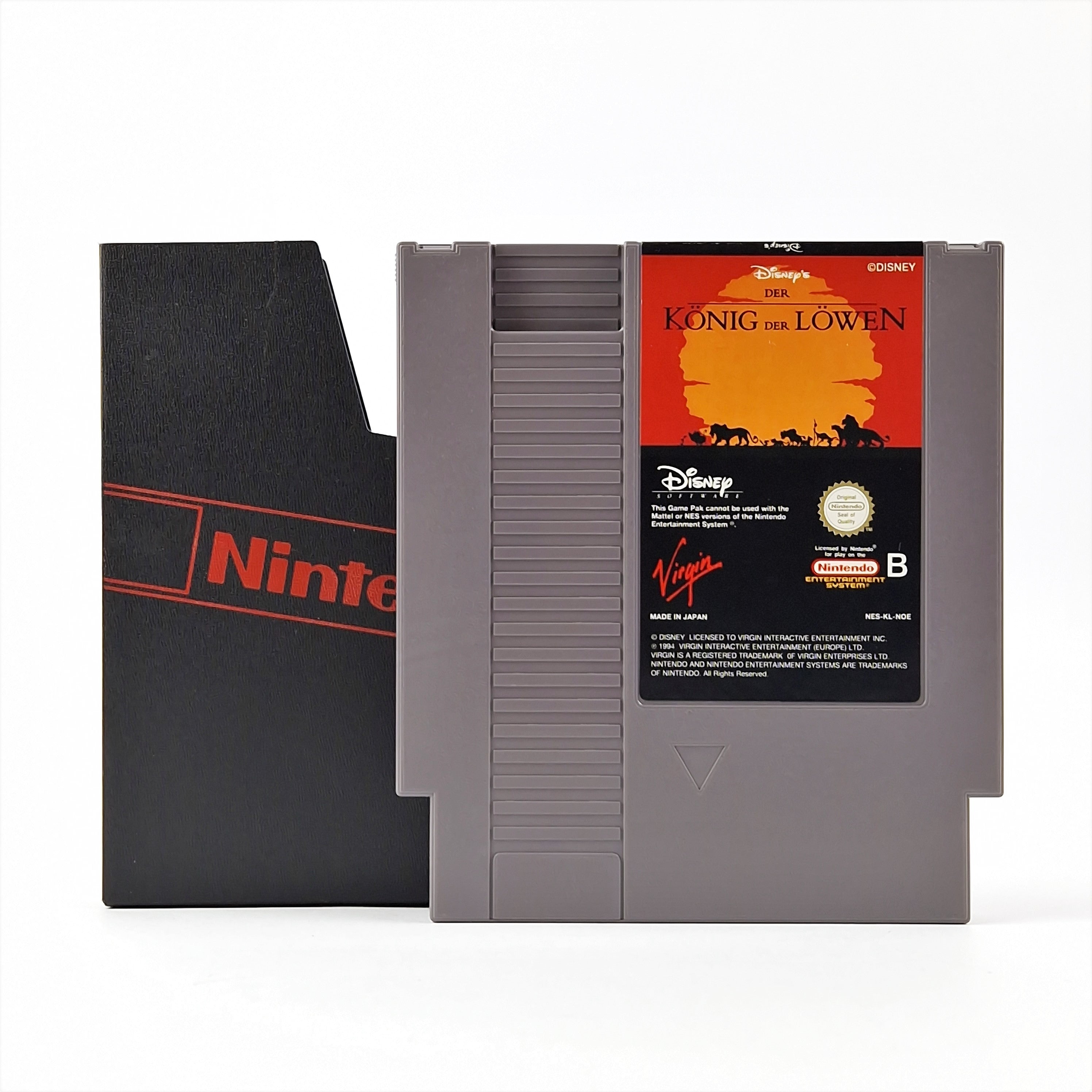 Nintendo NES Spiel : Der König der Löwen - Modul Cartridge + Schuber | PAL-B