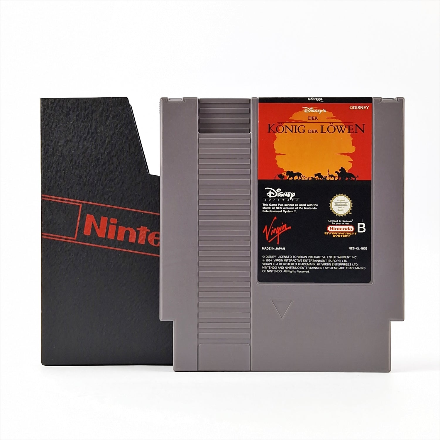 Nintendo NES Spiel : Der König der Löwen - Modul Cartridge + Schuber | PAL-B
