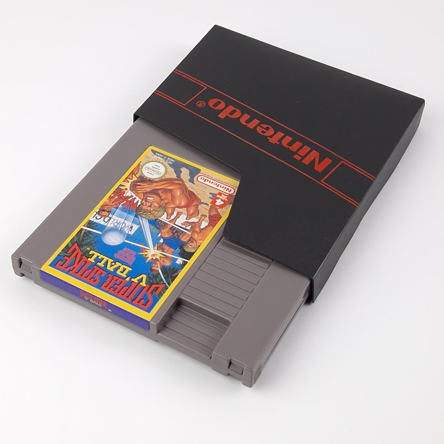 Nintendo NES Spiel : Super Spike V´Ball - Modul Cartridge + Schuber | PAL-B NOE