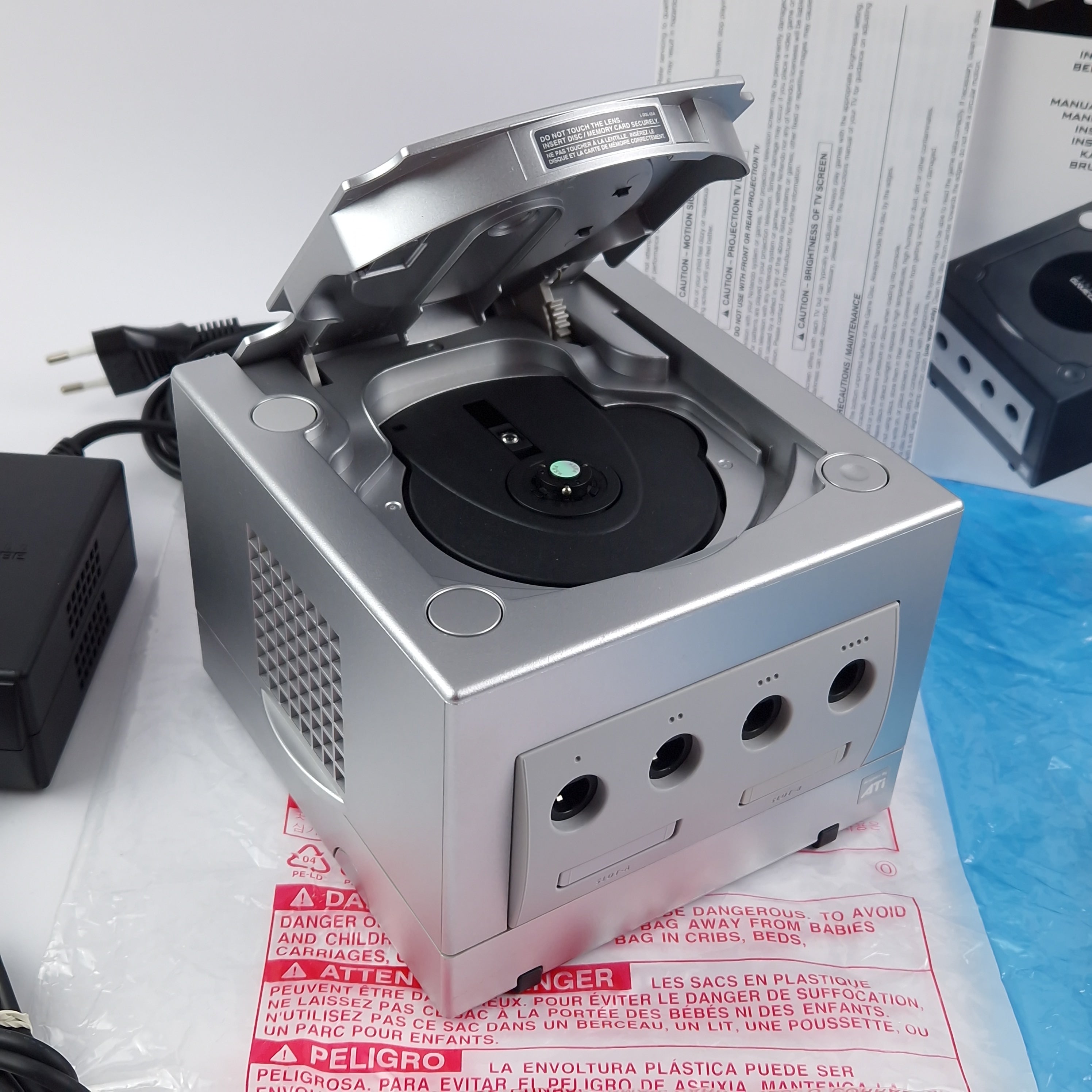 Nintendo Gamecube Konsole Silver Silber in OVP ohne Inlay | PAL Console