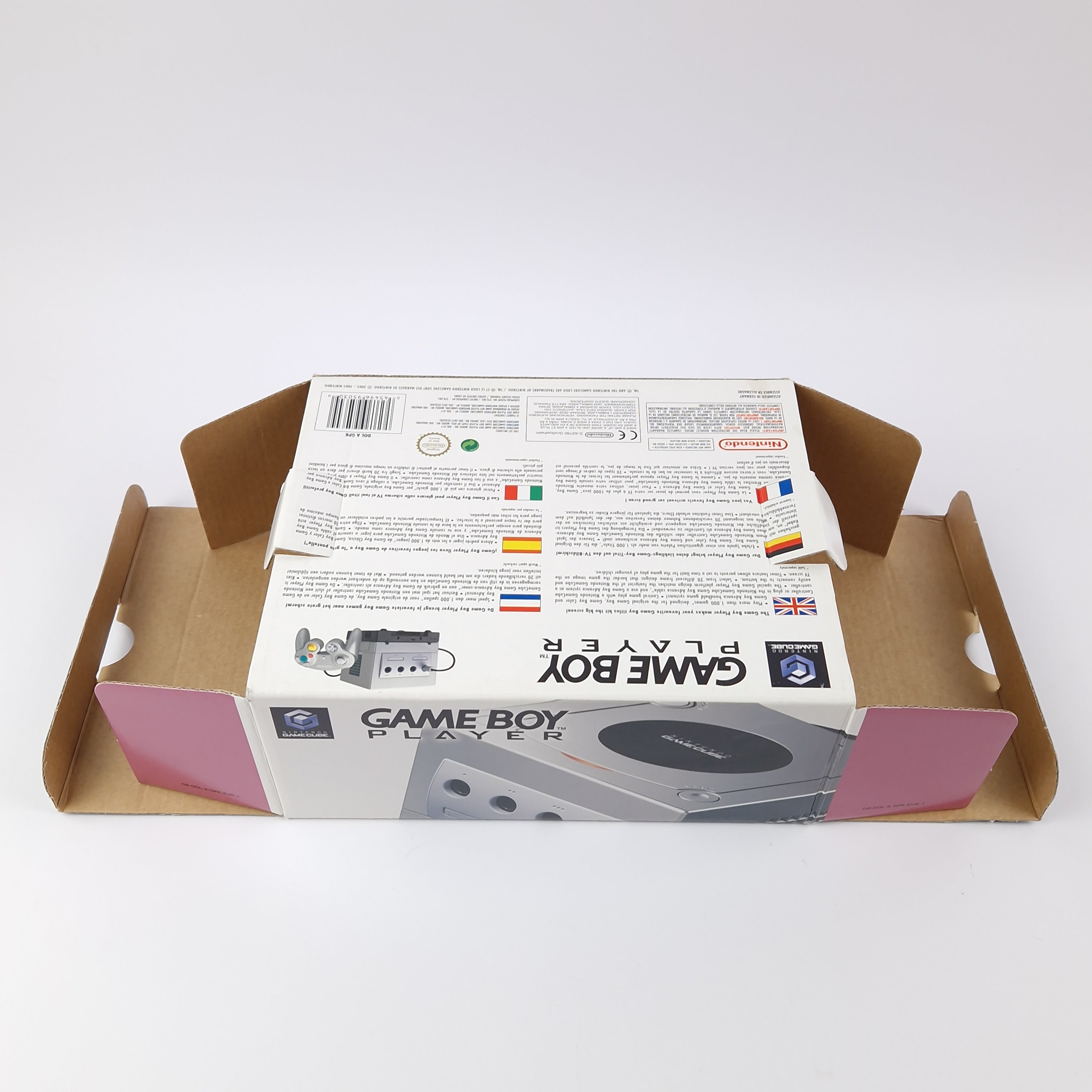 Nintendo Gamecube Zubehör : Game Boy Player in OVP mit Anleitung | PAL Adapter