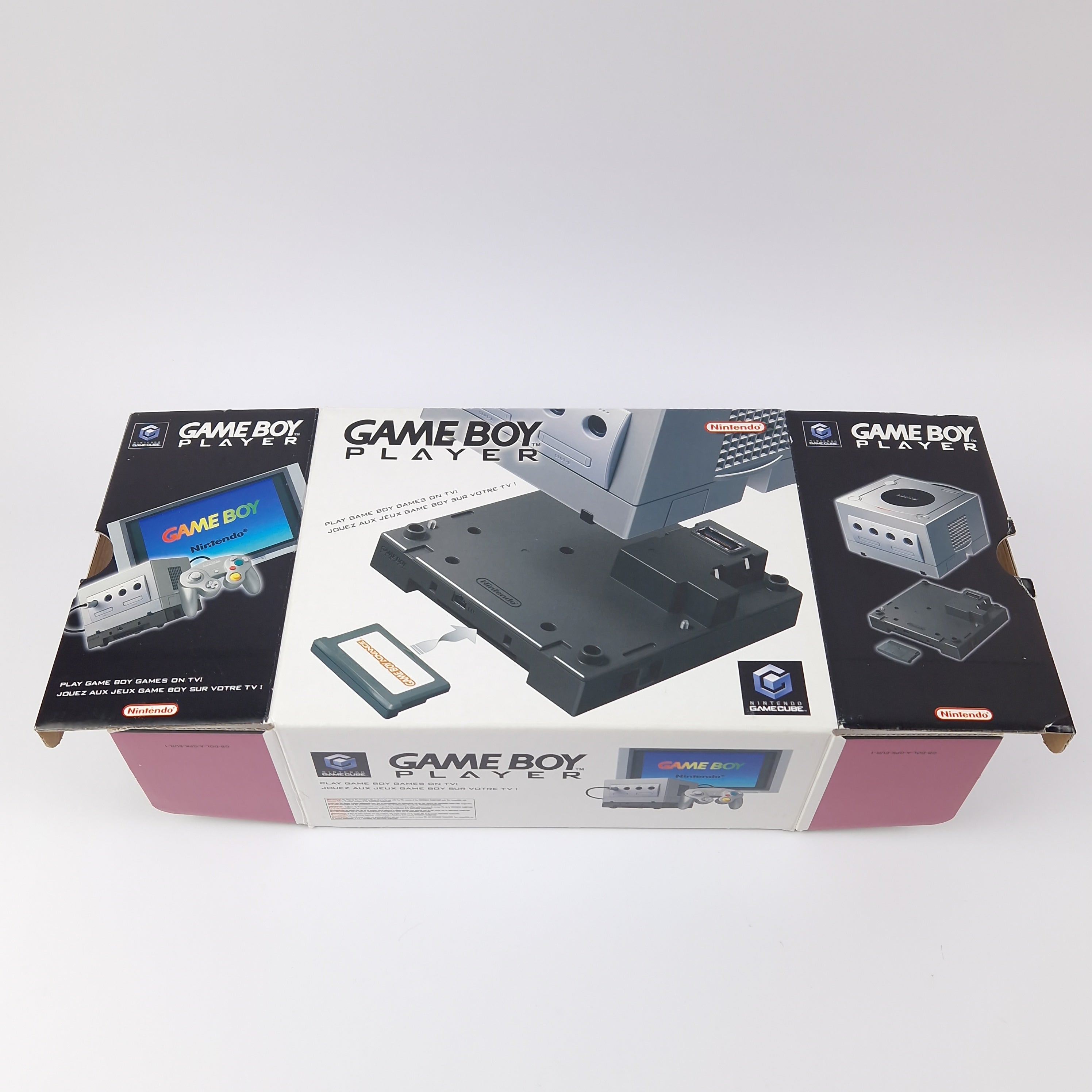 Nintendo Gamecube Zubehör : Game Boy Player in OVP mit Anleitung | PAL Adapter