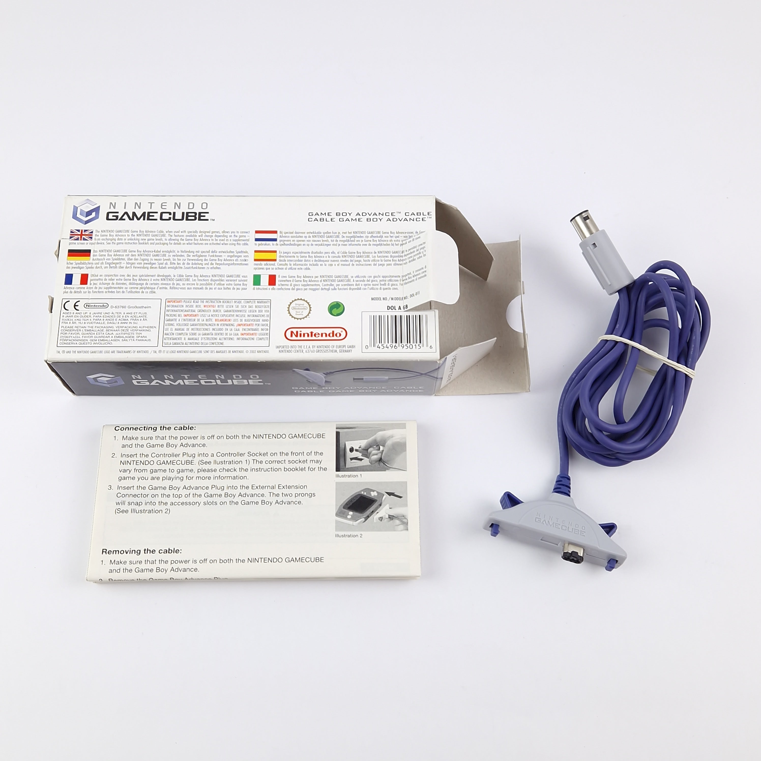 Nintendo Gamecube Zubehör : Game Boy Advance Cable in OVP | Handheld Adapter GBA