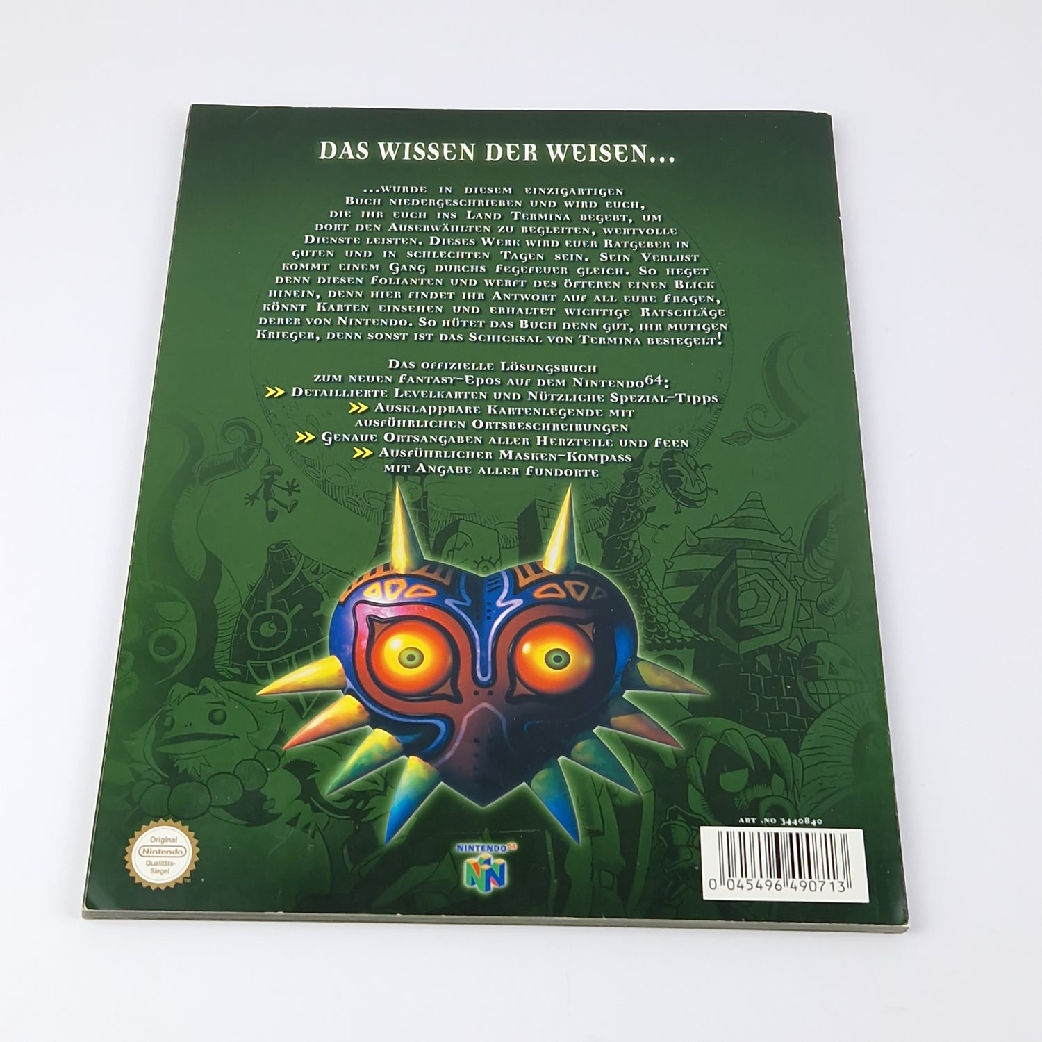 Der offizielle Nintendo 64 Spieleberater : Zelda Majoras Mask - N64 Guide