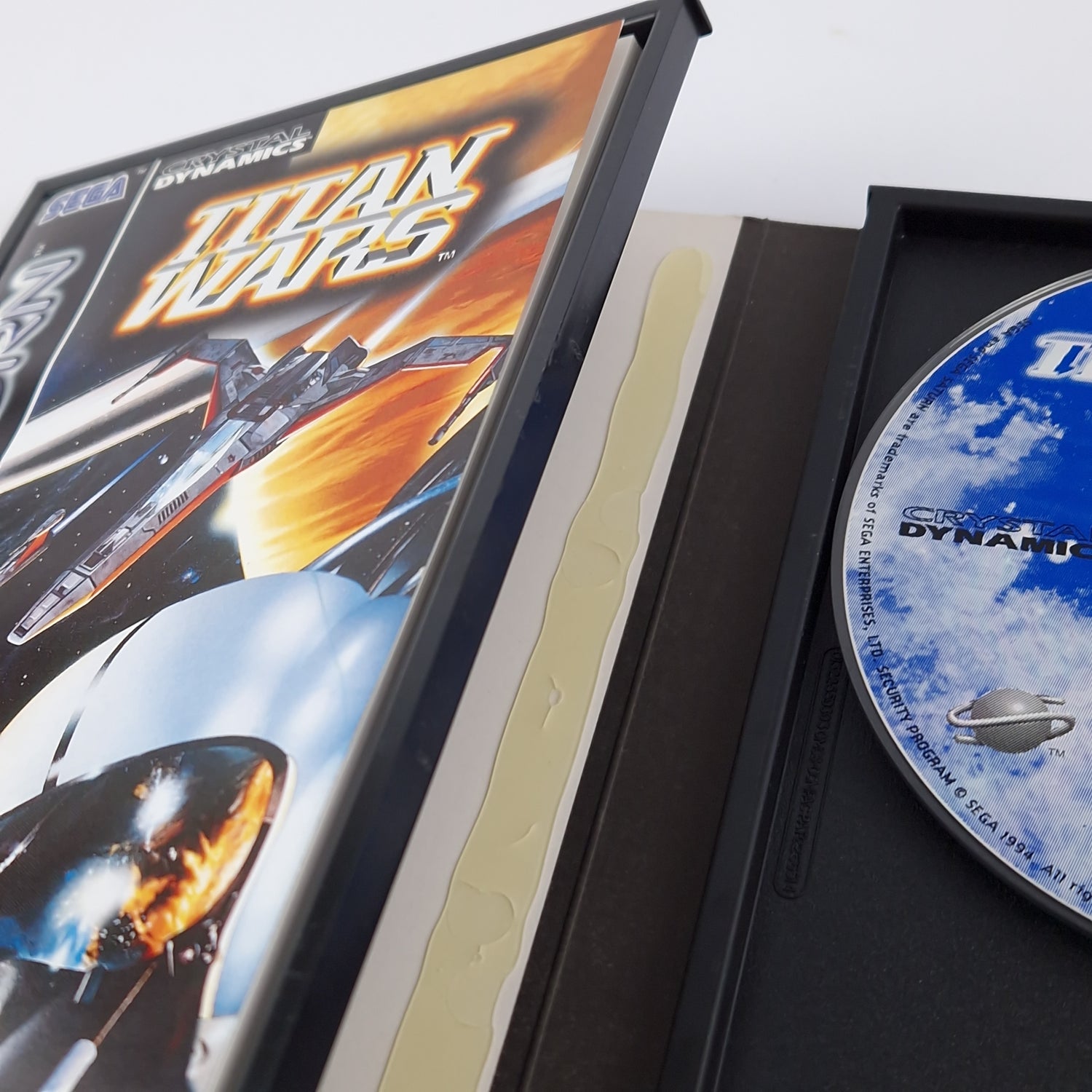 Sega Saturn Game: Titan Wars - OVP & Instructions PAL CD | Crystal Dynamics