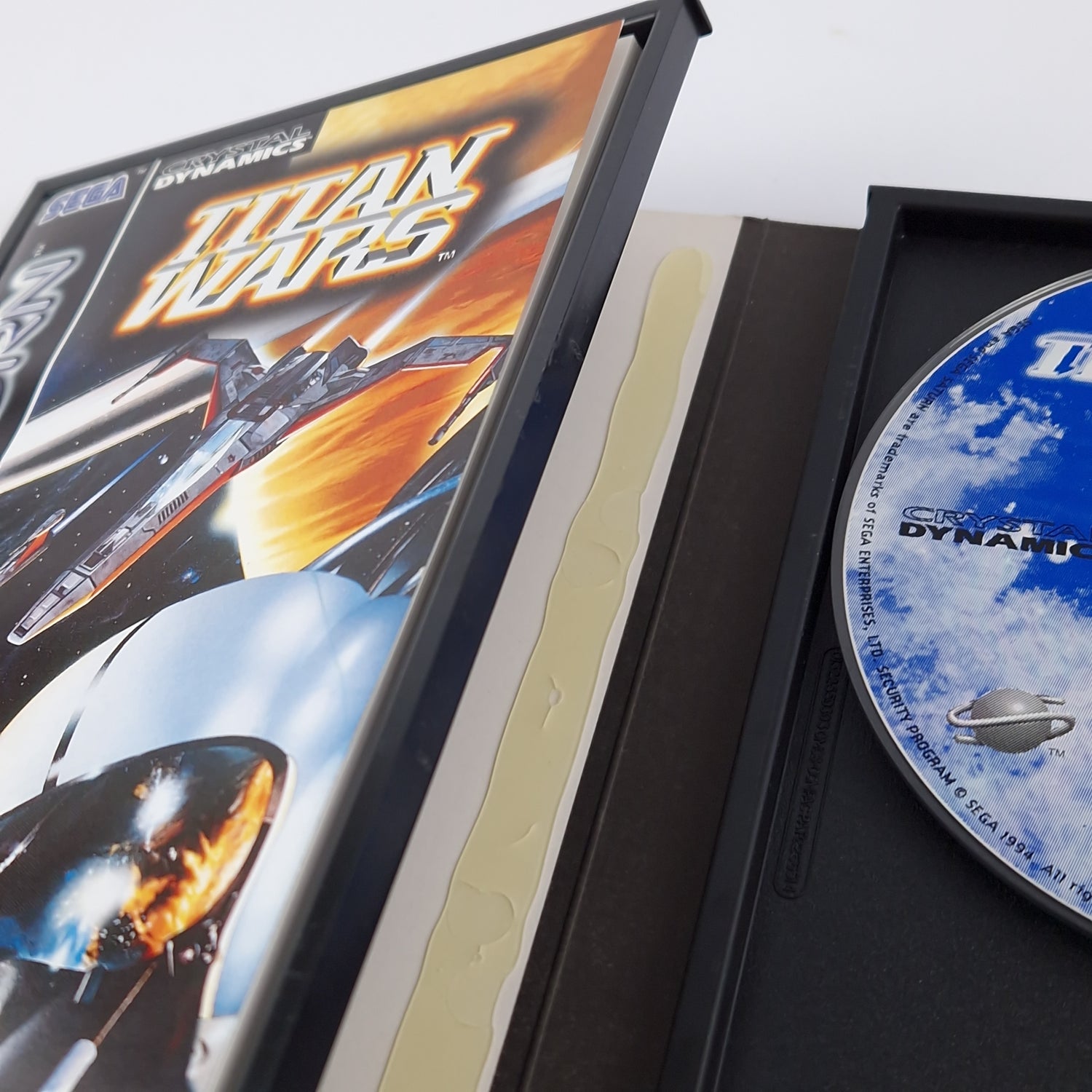 Sega Saturn Spiel : Titan Wars - OVP & Anleitung PAL CD | Crystal Dynamics