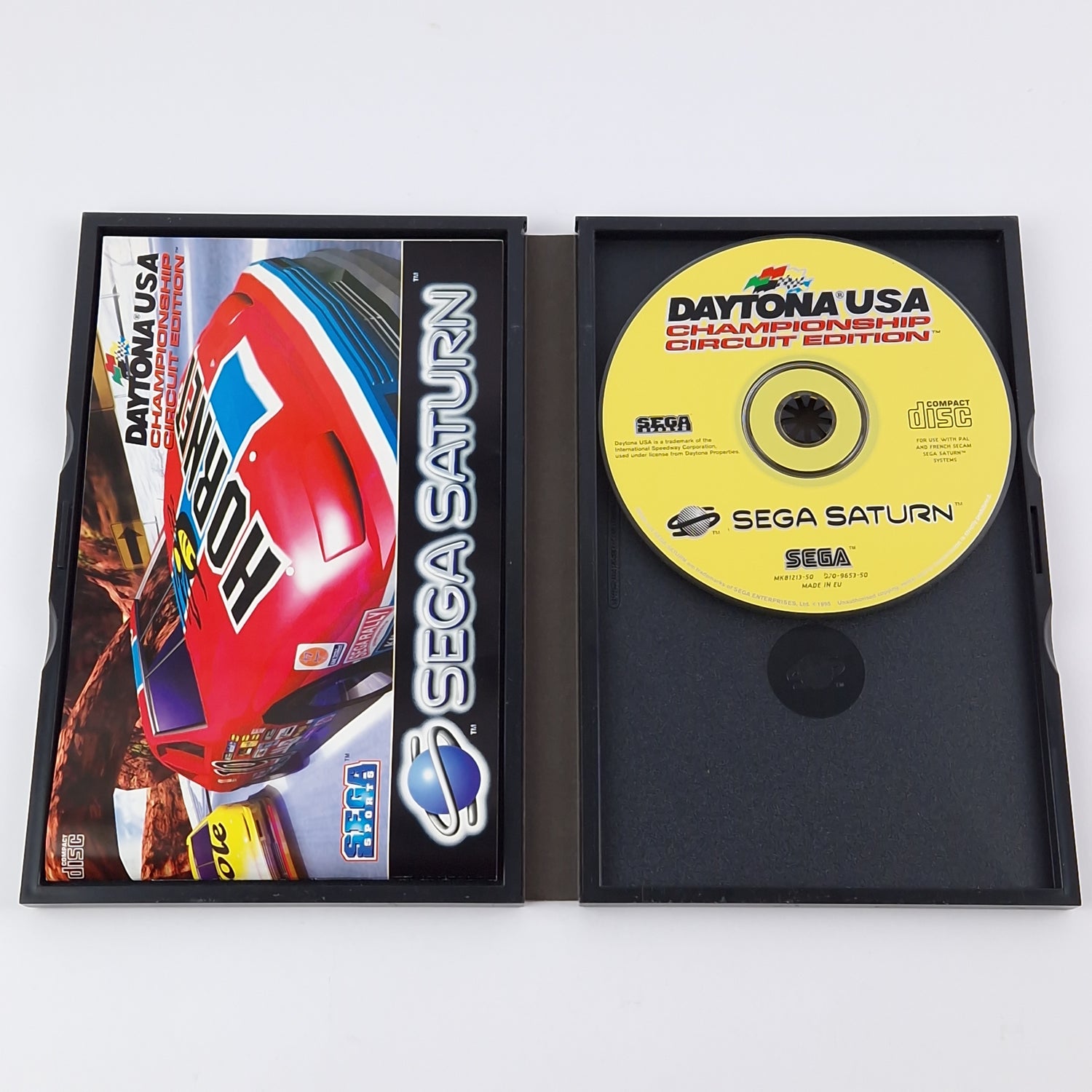Sega Saturn game: Daytona USA Championship Circuit Edition - original packaging & instructions