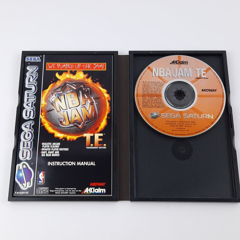 Sega Saturn Game: NBA Jam TE Tournament Edition - Original Packaging &amp; Instructions PAL Disk