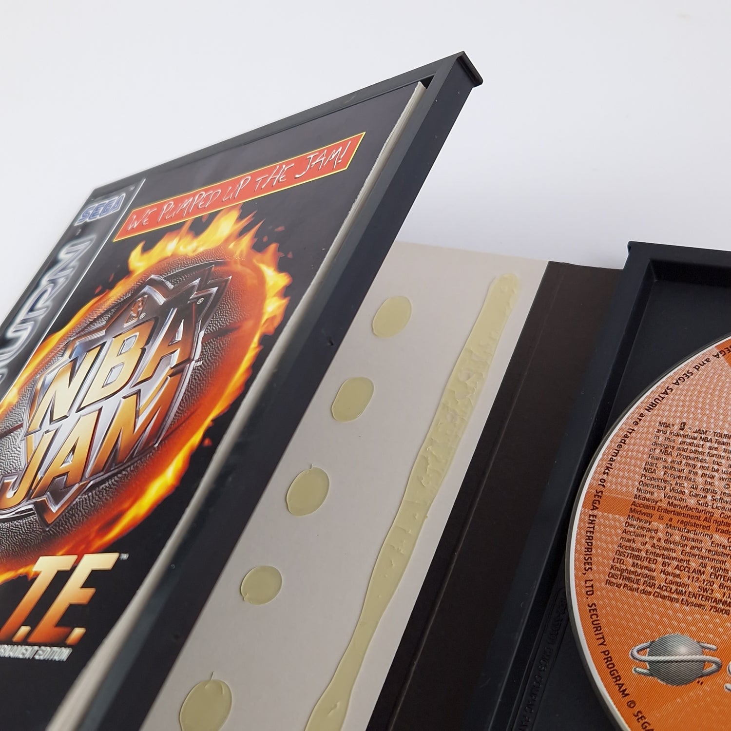 Sega Saturn Game: NBA Jam TE Tournament Edition - Original Packaging & Instructions PAL Disk