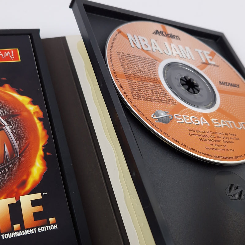 Sega Saturn Spiel : NBA Jam T.E. Tournament Edition - OVP & Anleitung PAL Disk